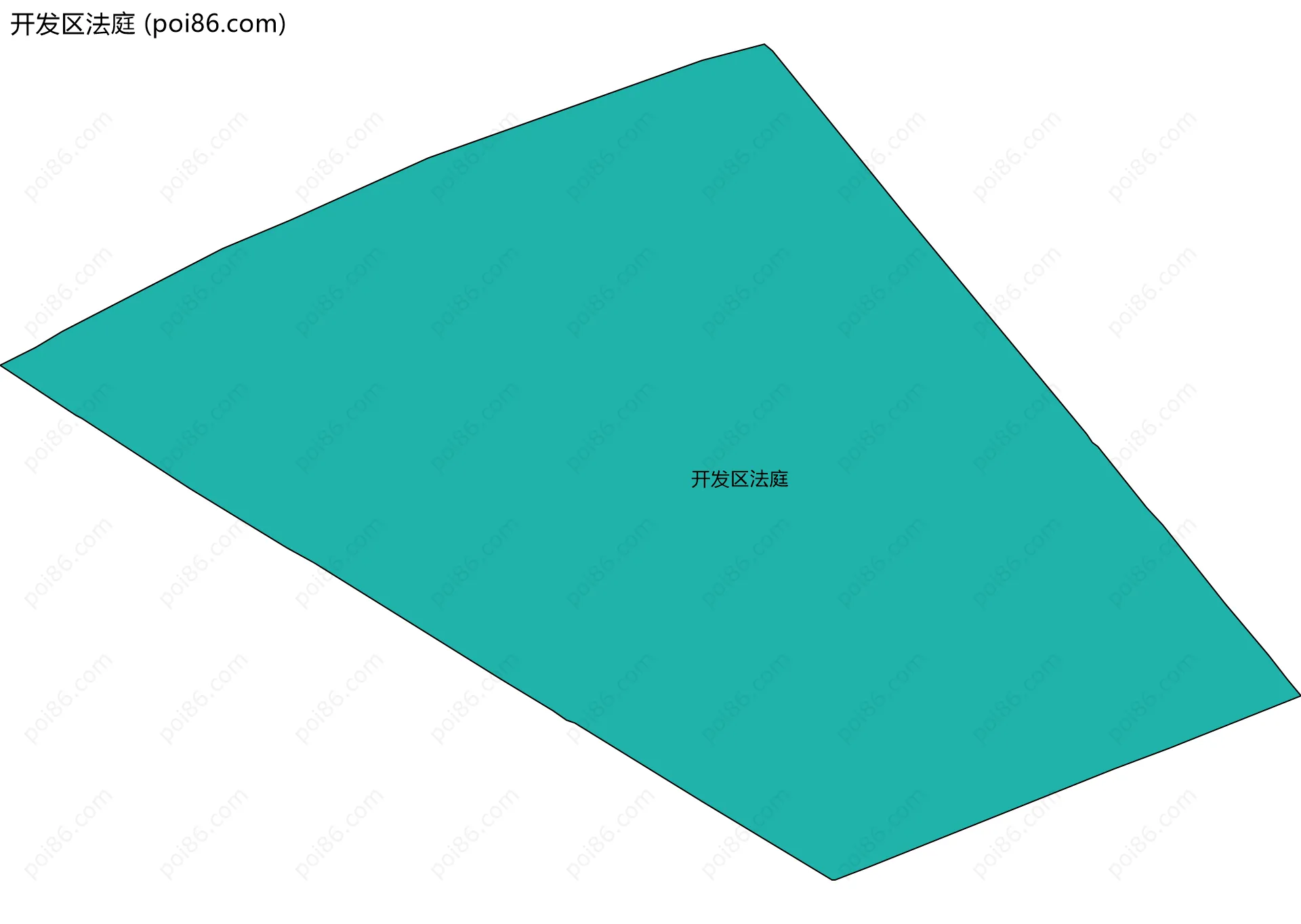 开发区法庭边界地图