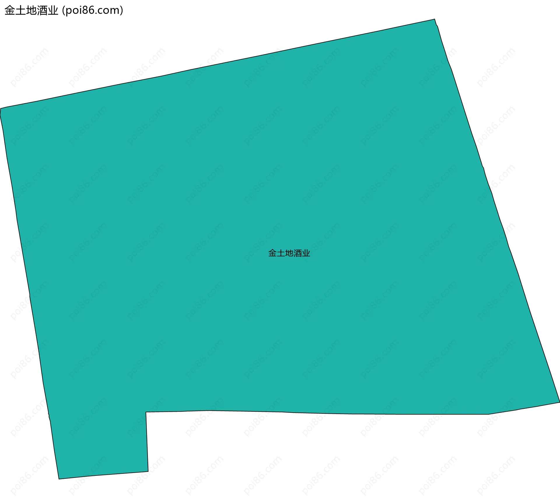 金土地酒业边界地图