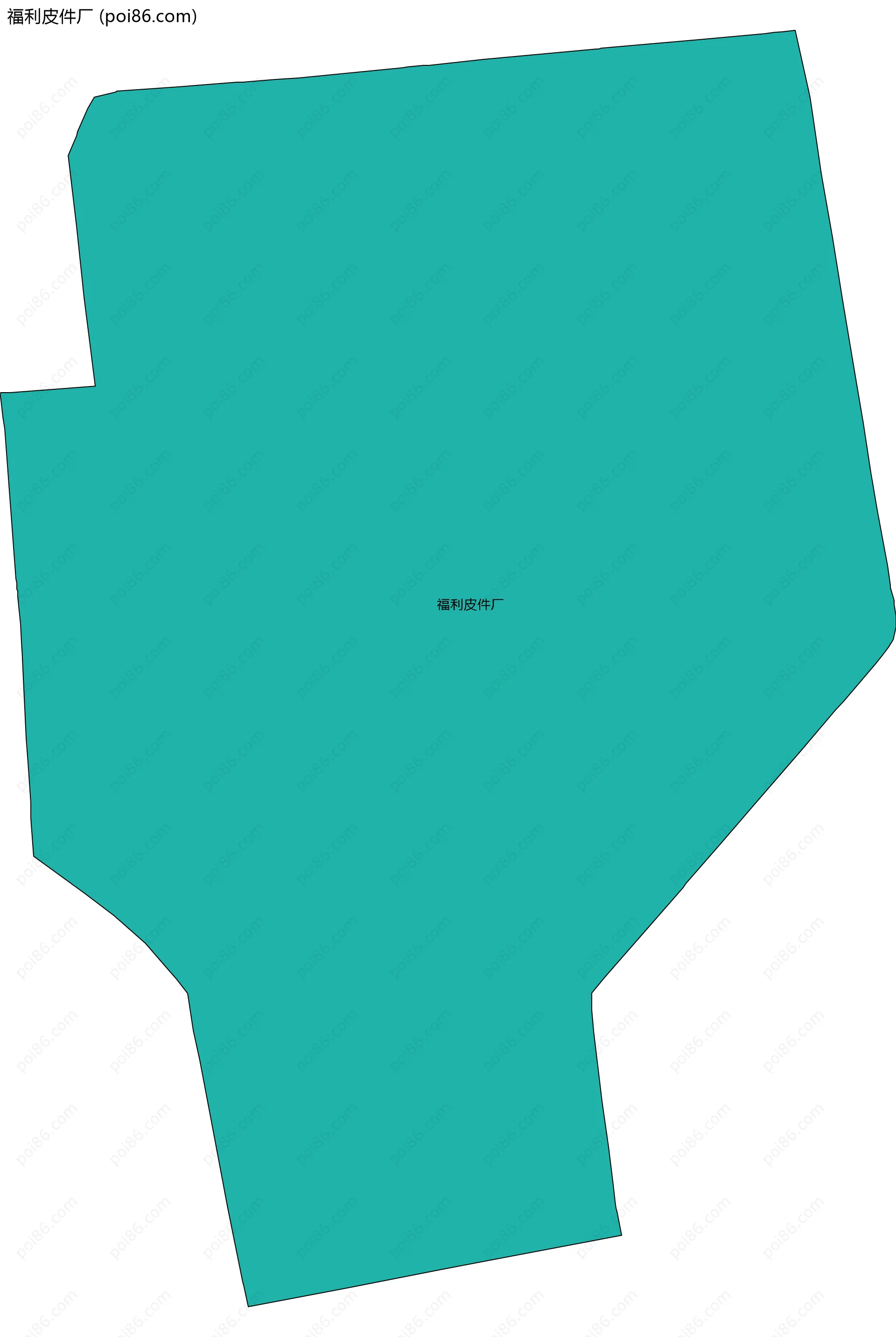 福利皮件厂边界地图