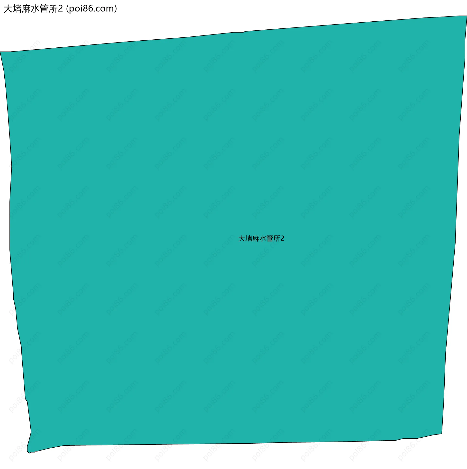 大堵麻水管所2边界地图