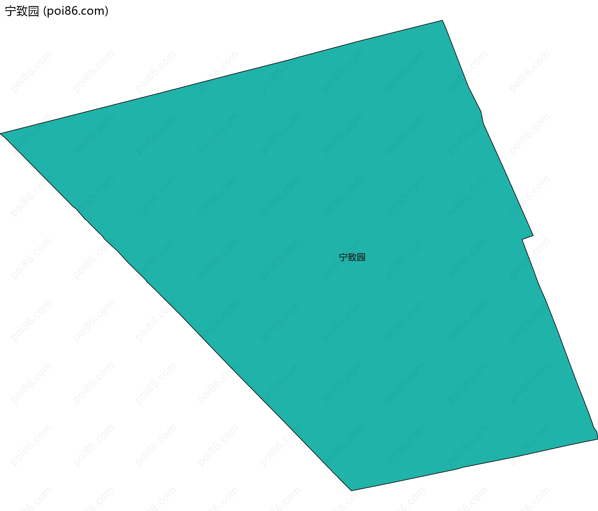 宁致园边界地图