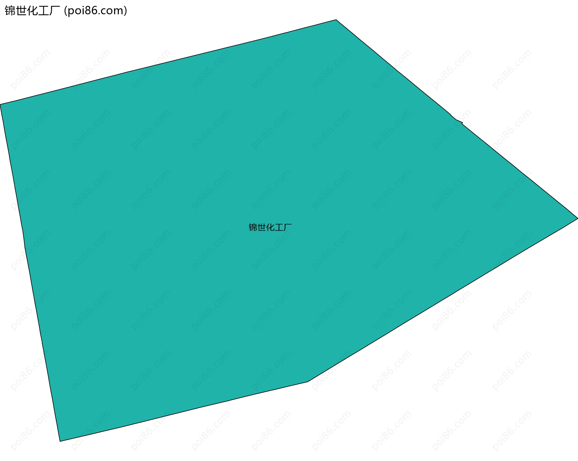 锦世化工厂边界地图