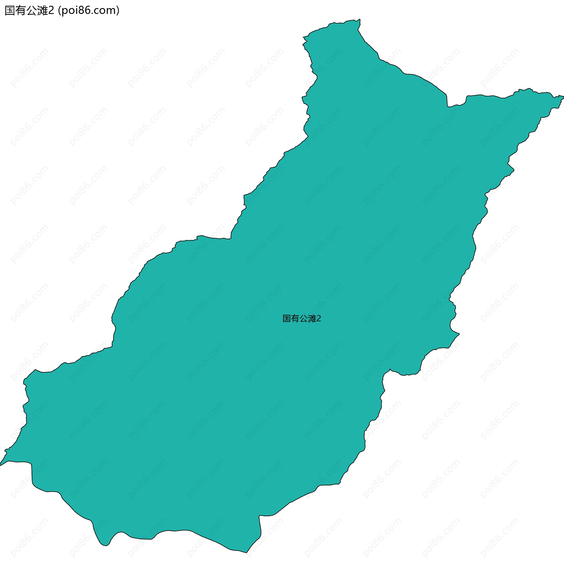 国有公滩2边界地图