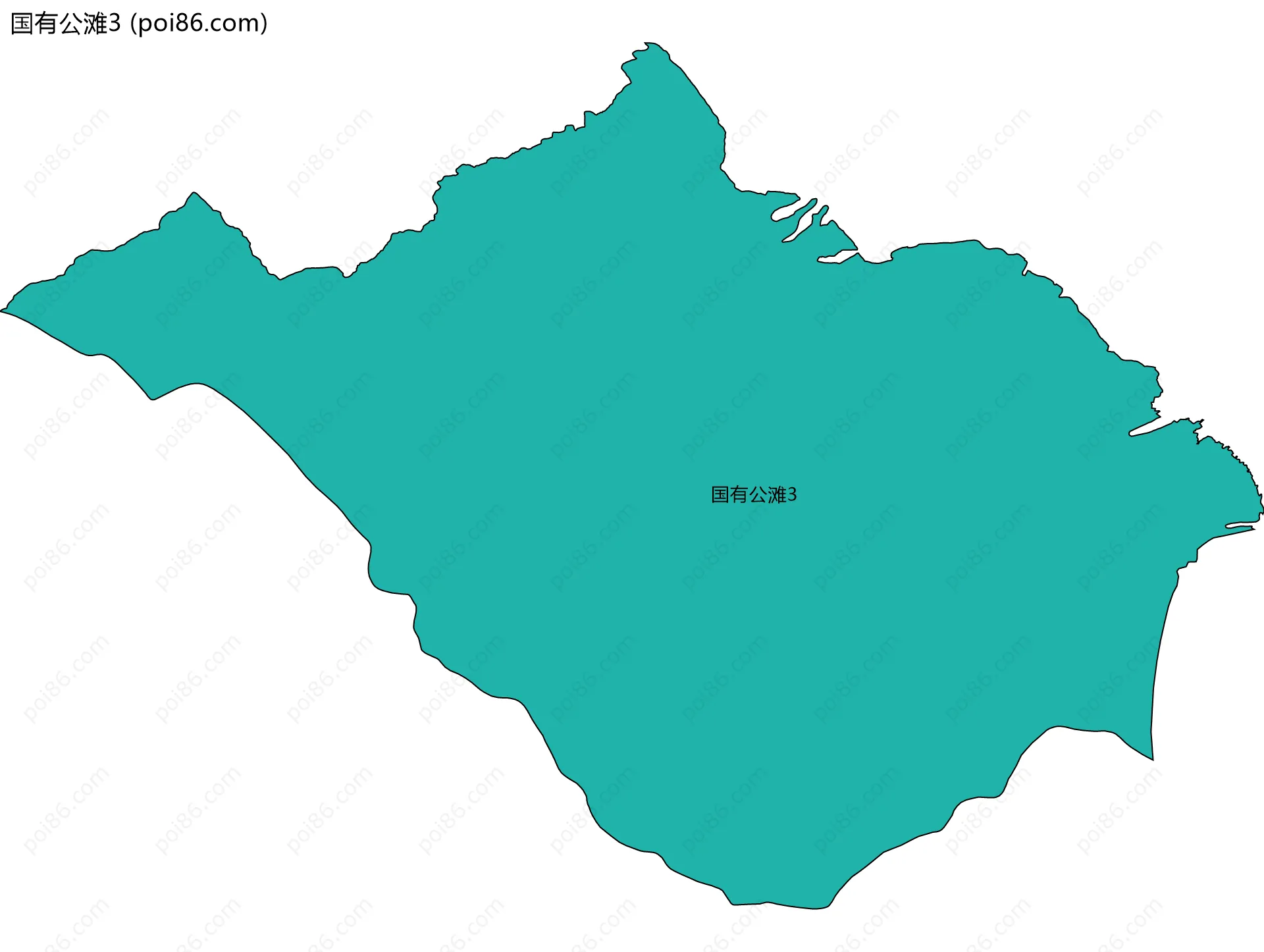 国有公滩3边界地图