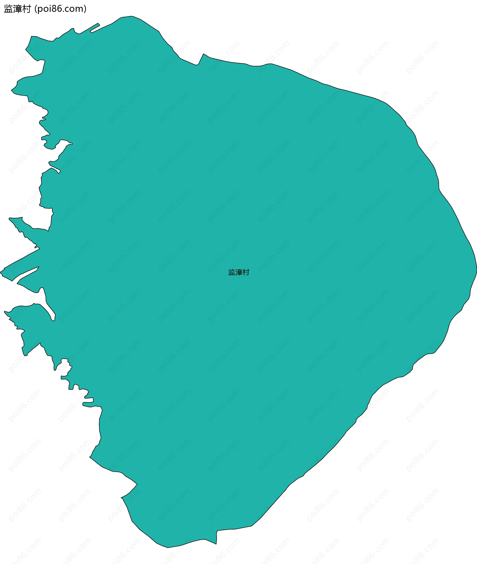 监漳村边界地图