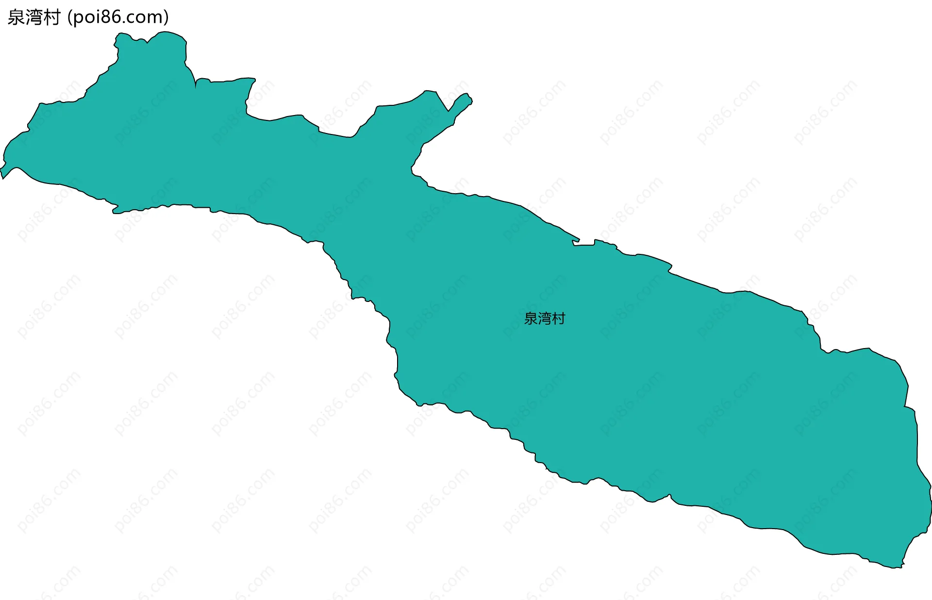 泉湾村边界地图