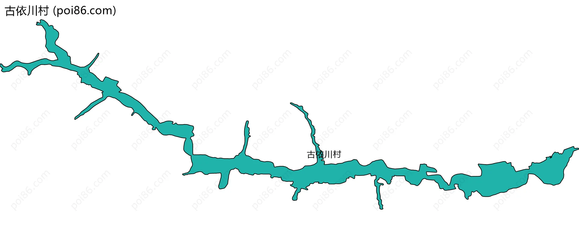 古依川村边界地图