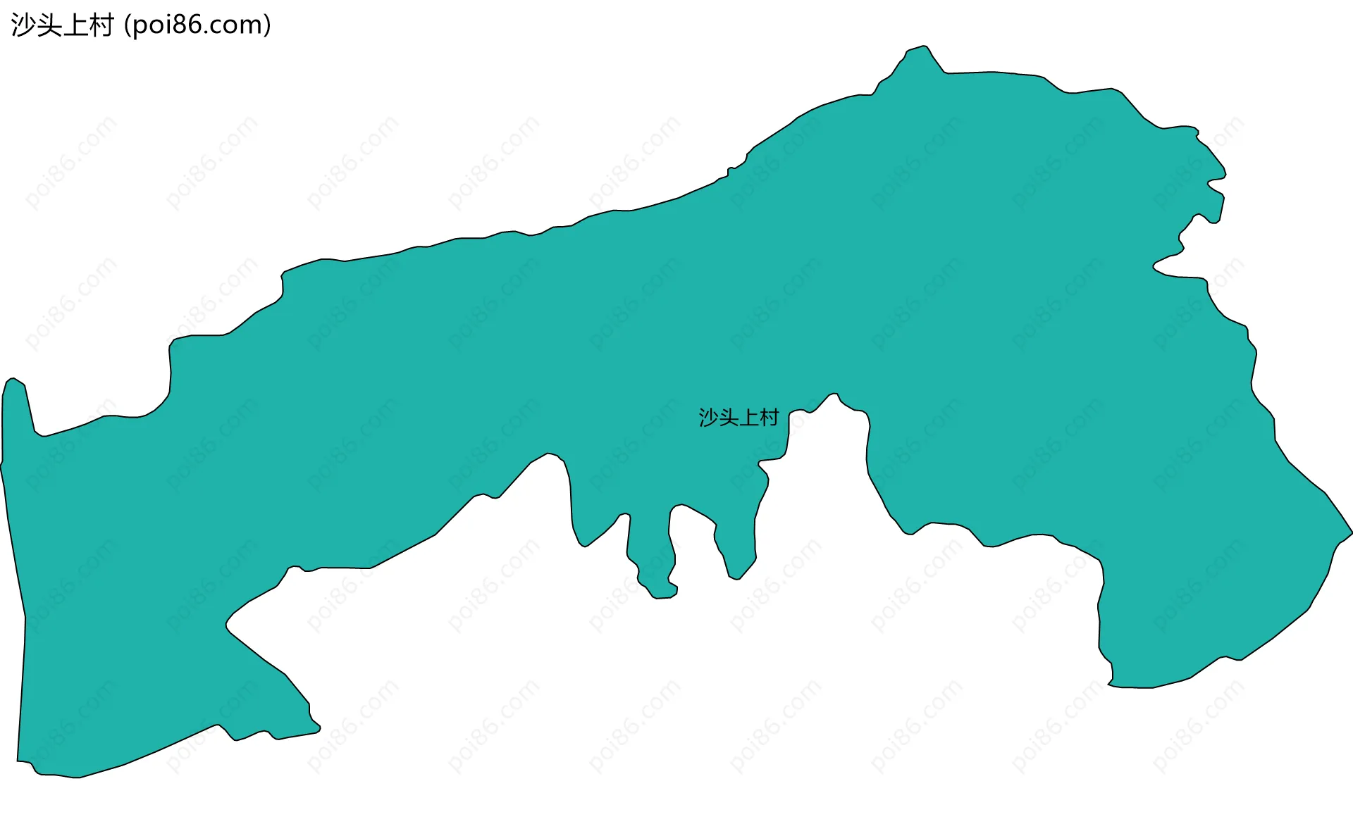 沙头上村边界地图