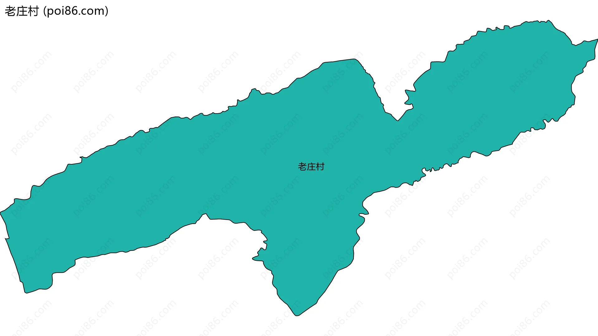 老庄村边界地图