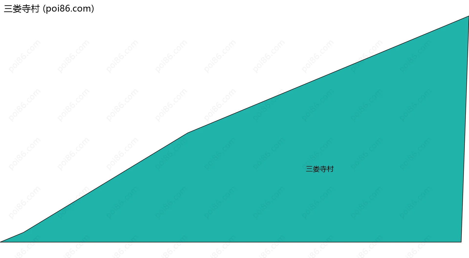 三娄寺村边界地图