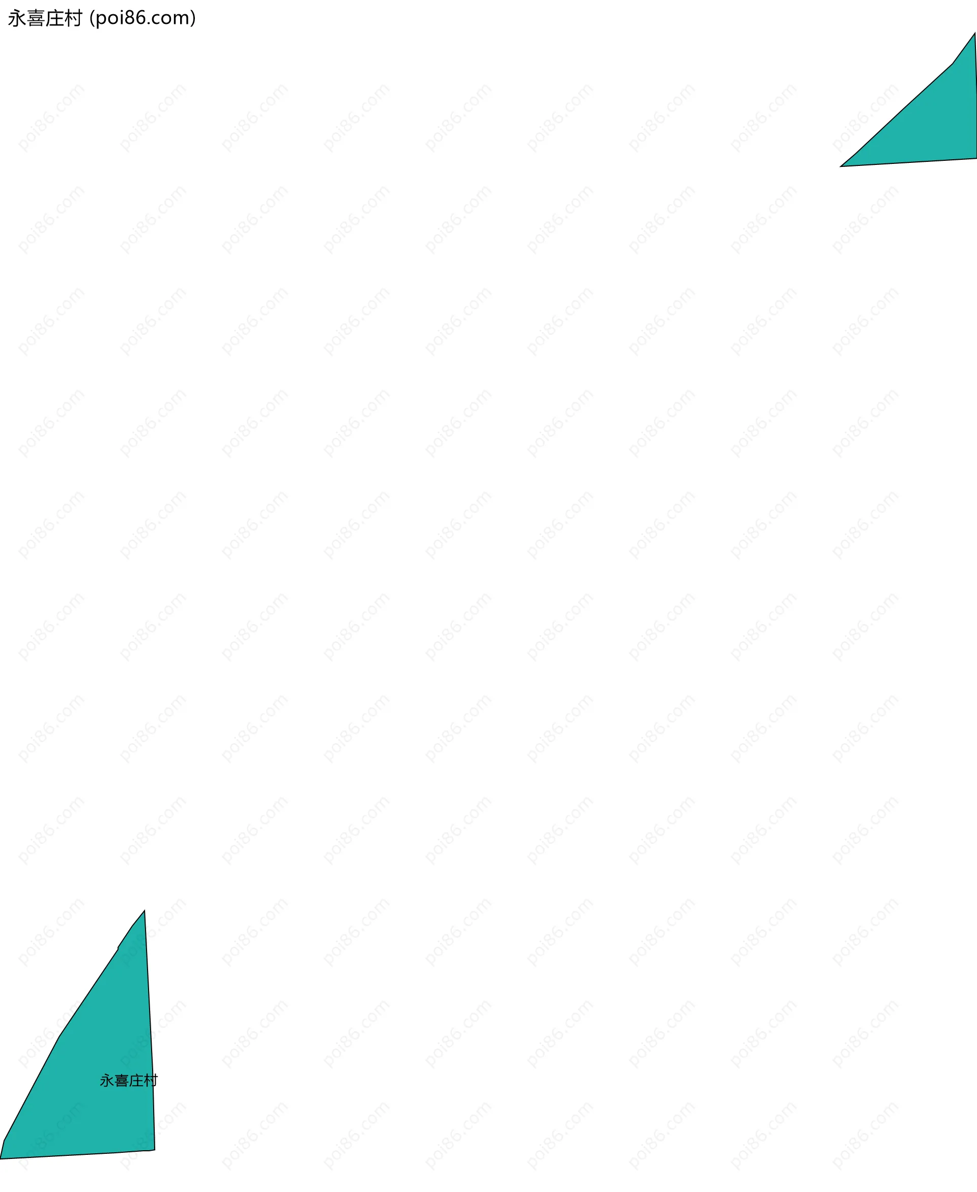 永喜庄村边界地图