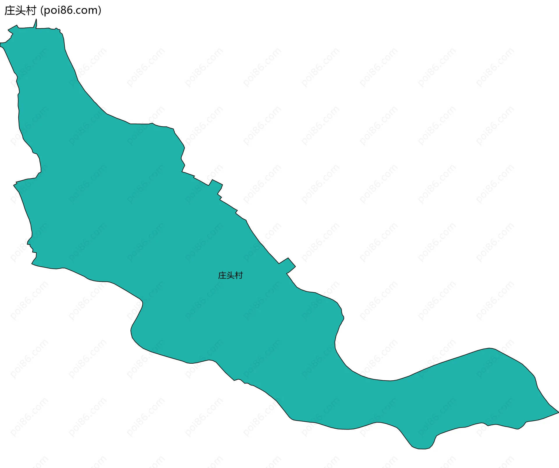 庄头村边界地图