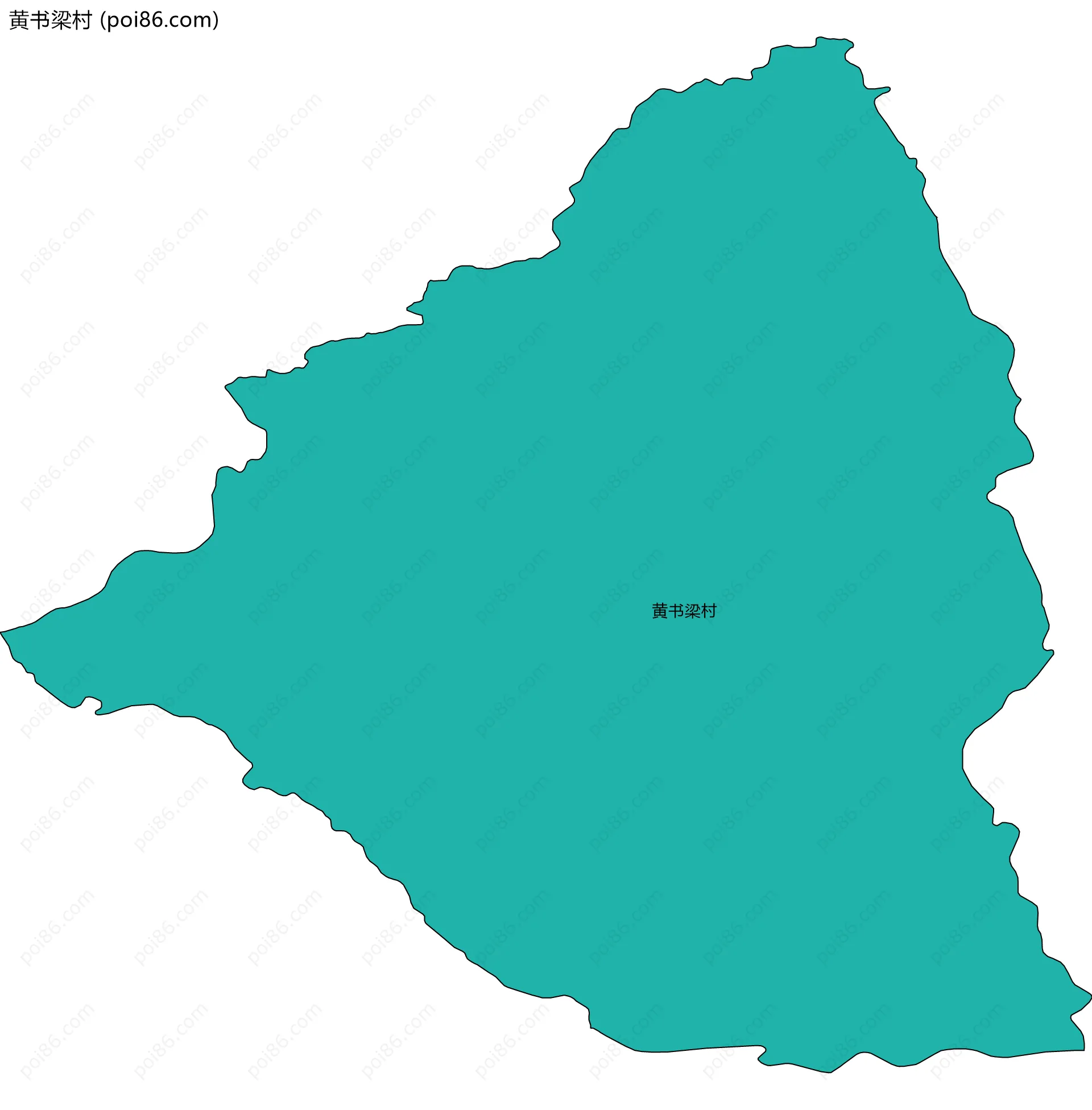 黄书梁村边界地图