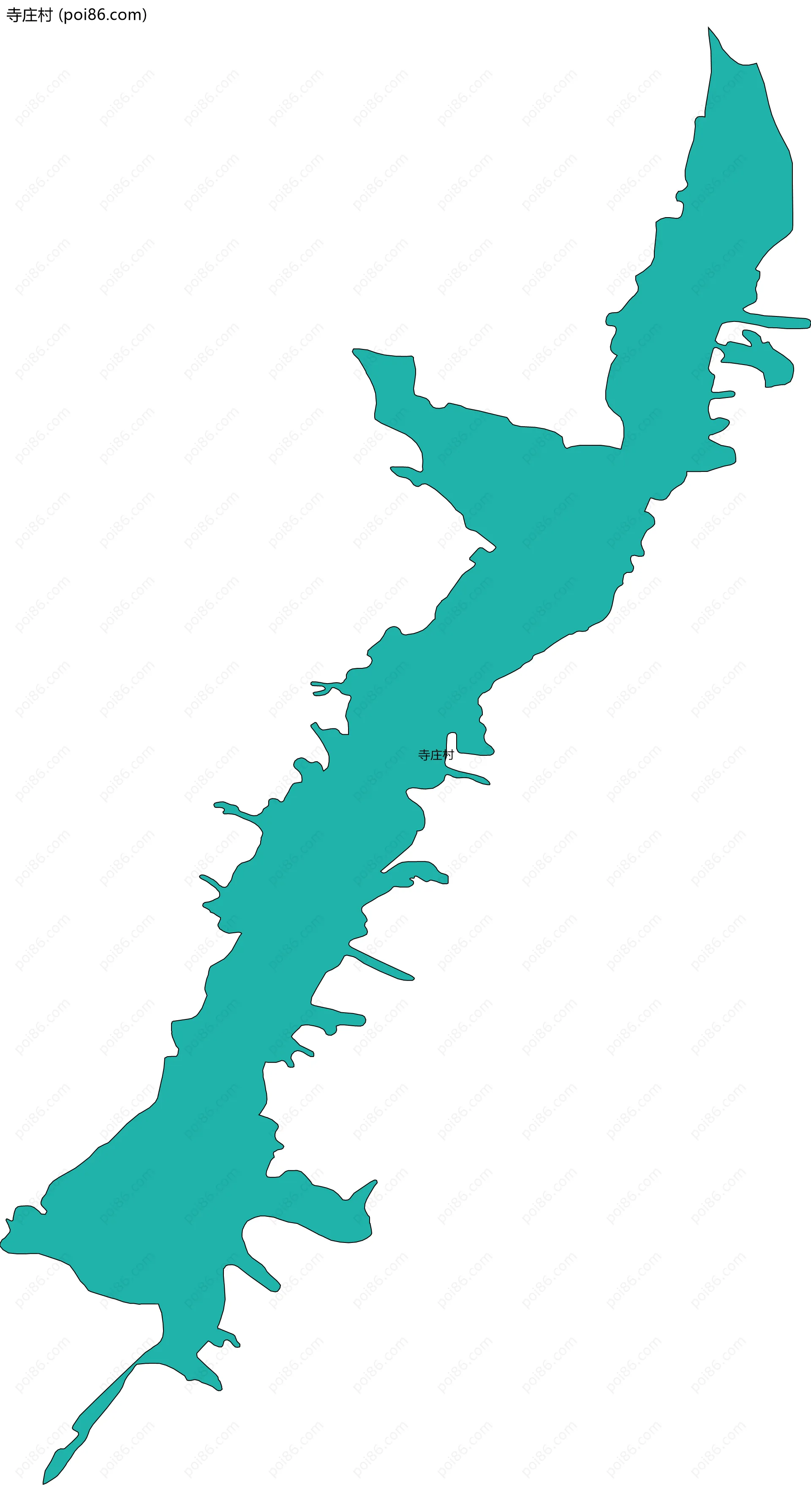 寺庄村边界地图