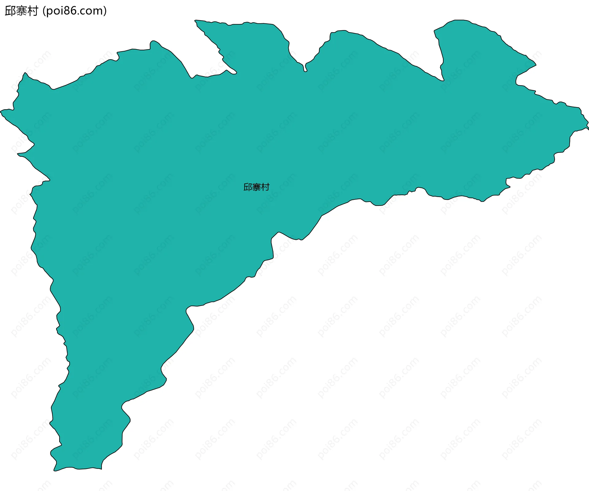 邱寨村边界地图