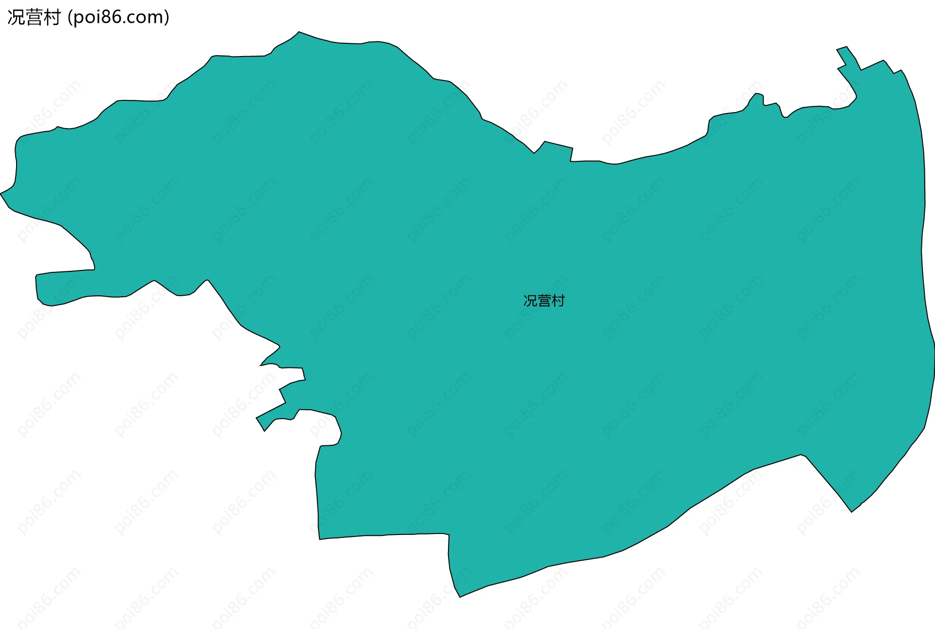 况营村边界地图