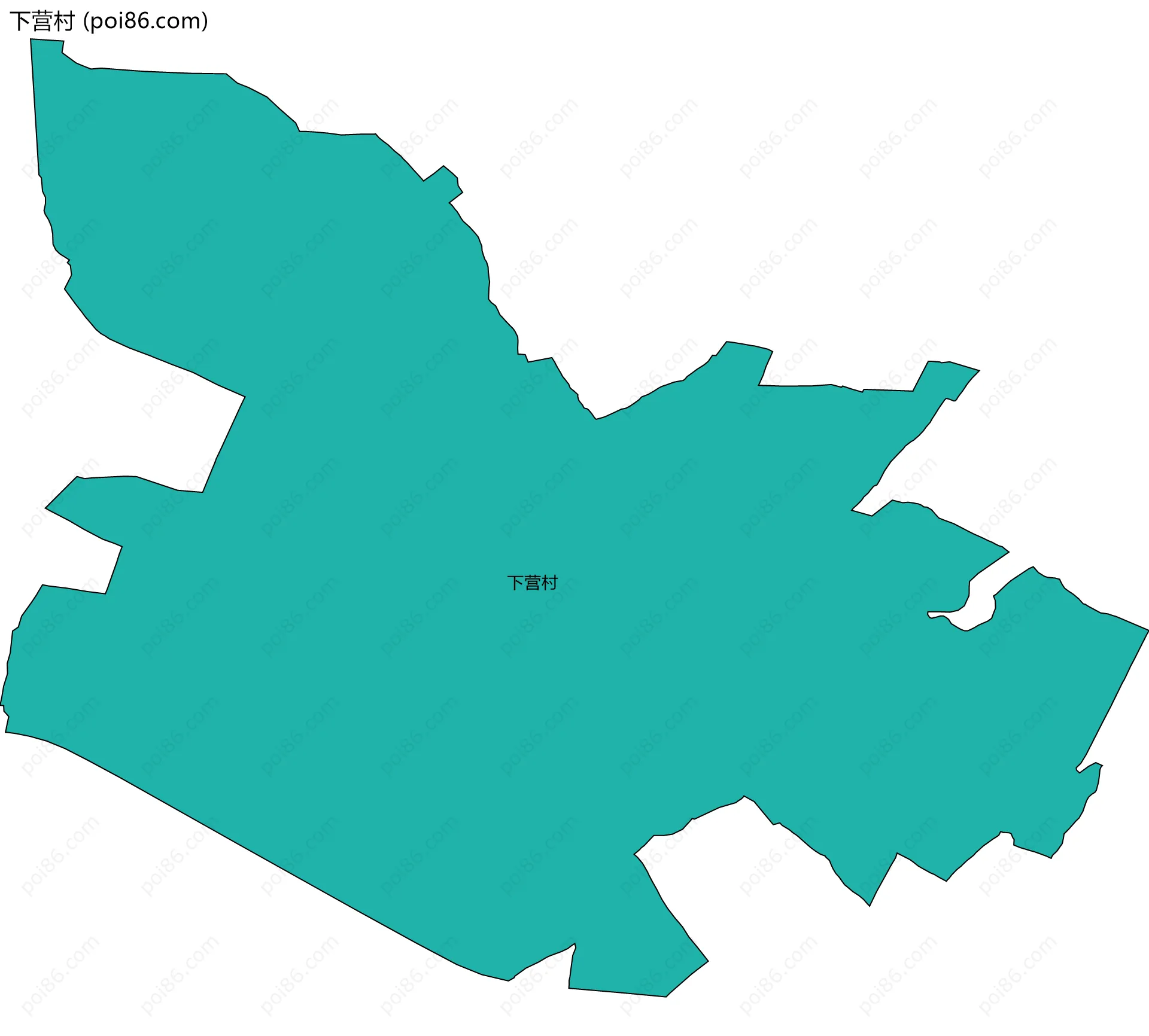 下营村边界地图