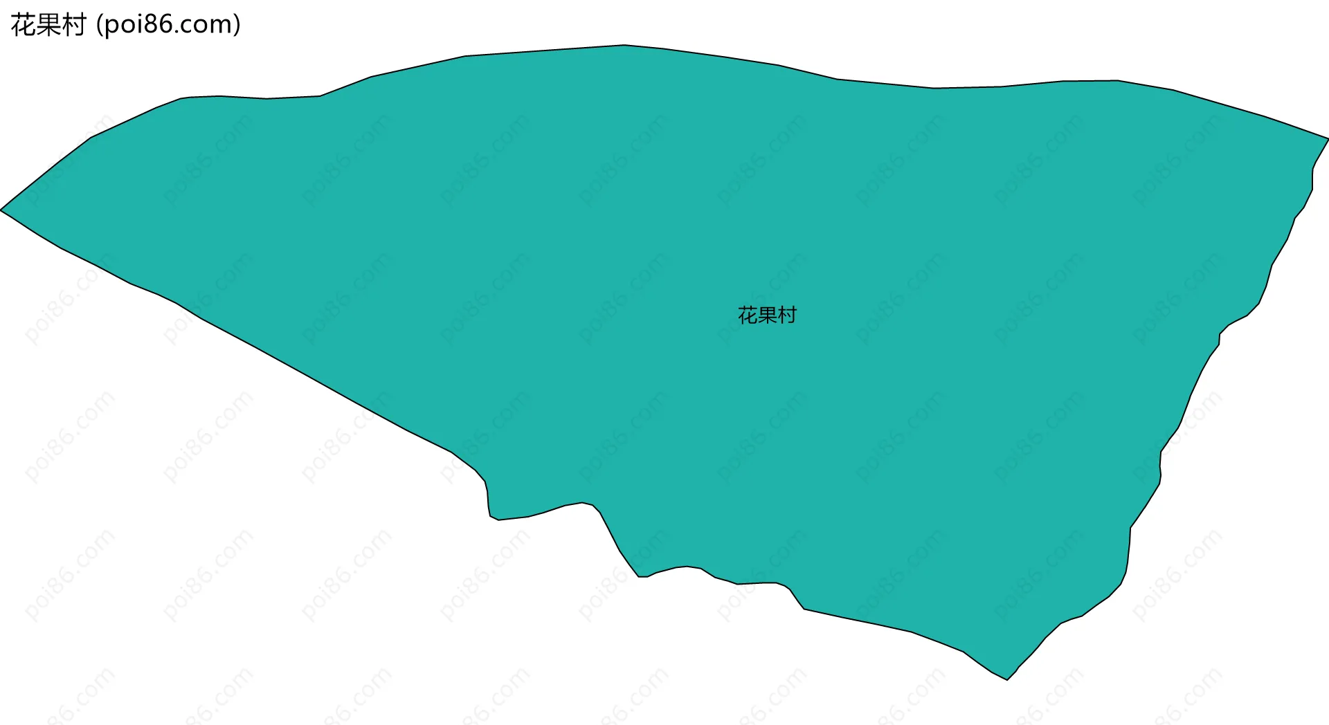 花果村边界地图