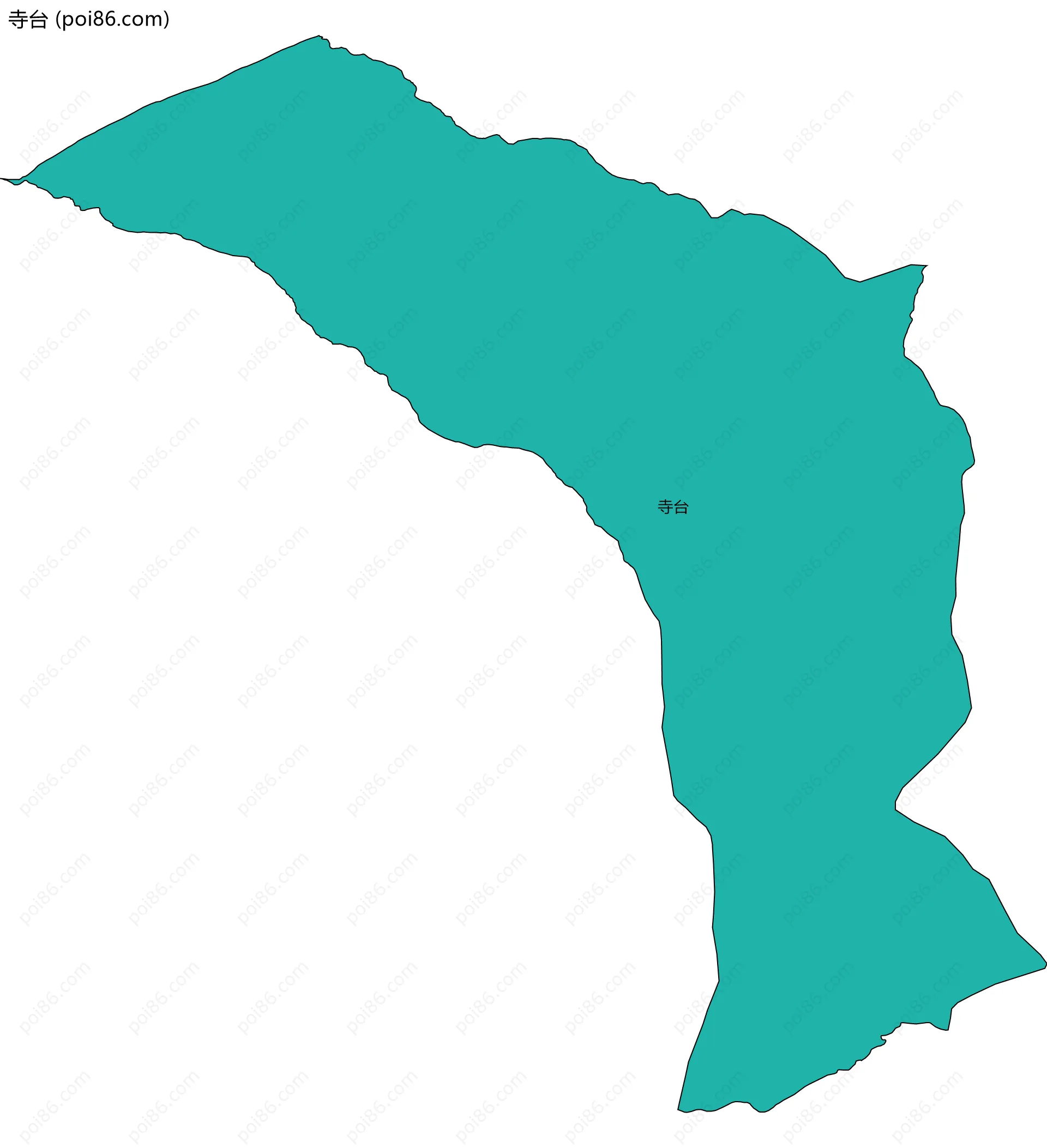 寺台边界地图