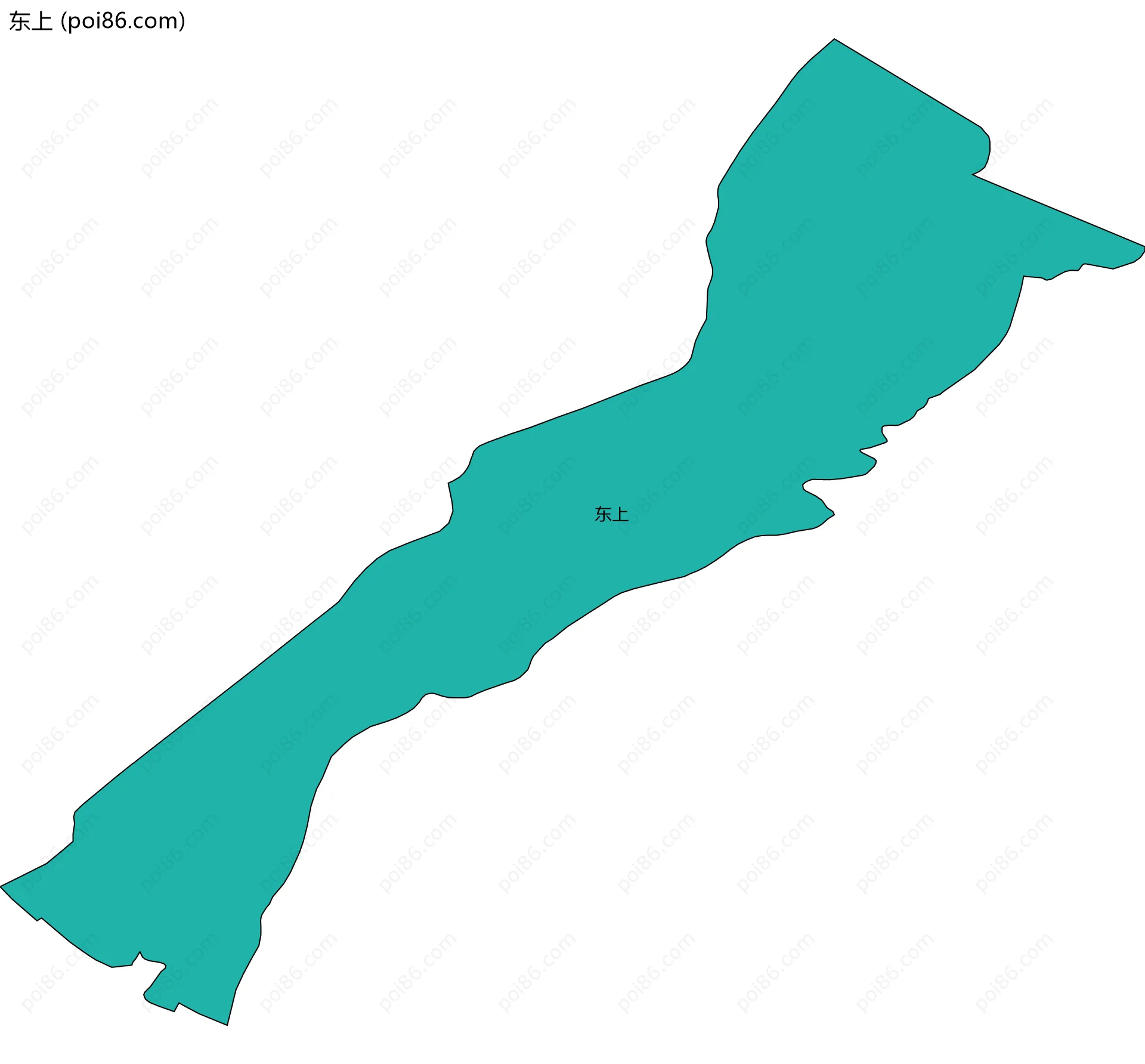 东上边界地图