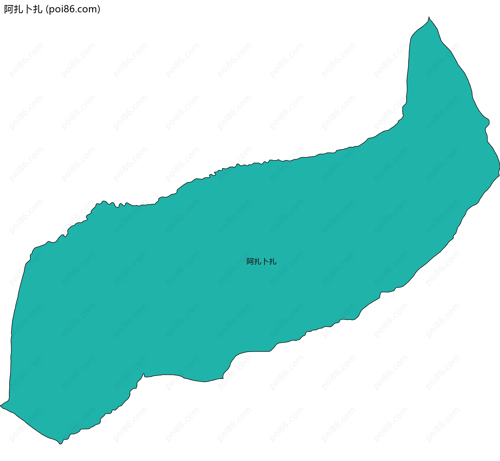 阿扎卜扎边界地图
