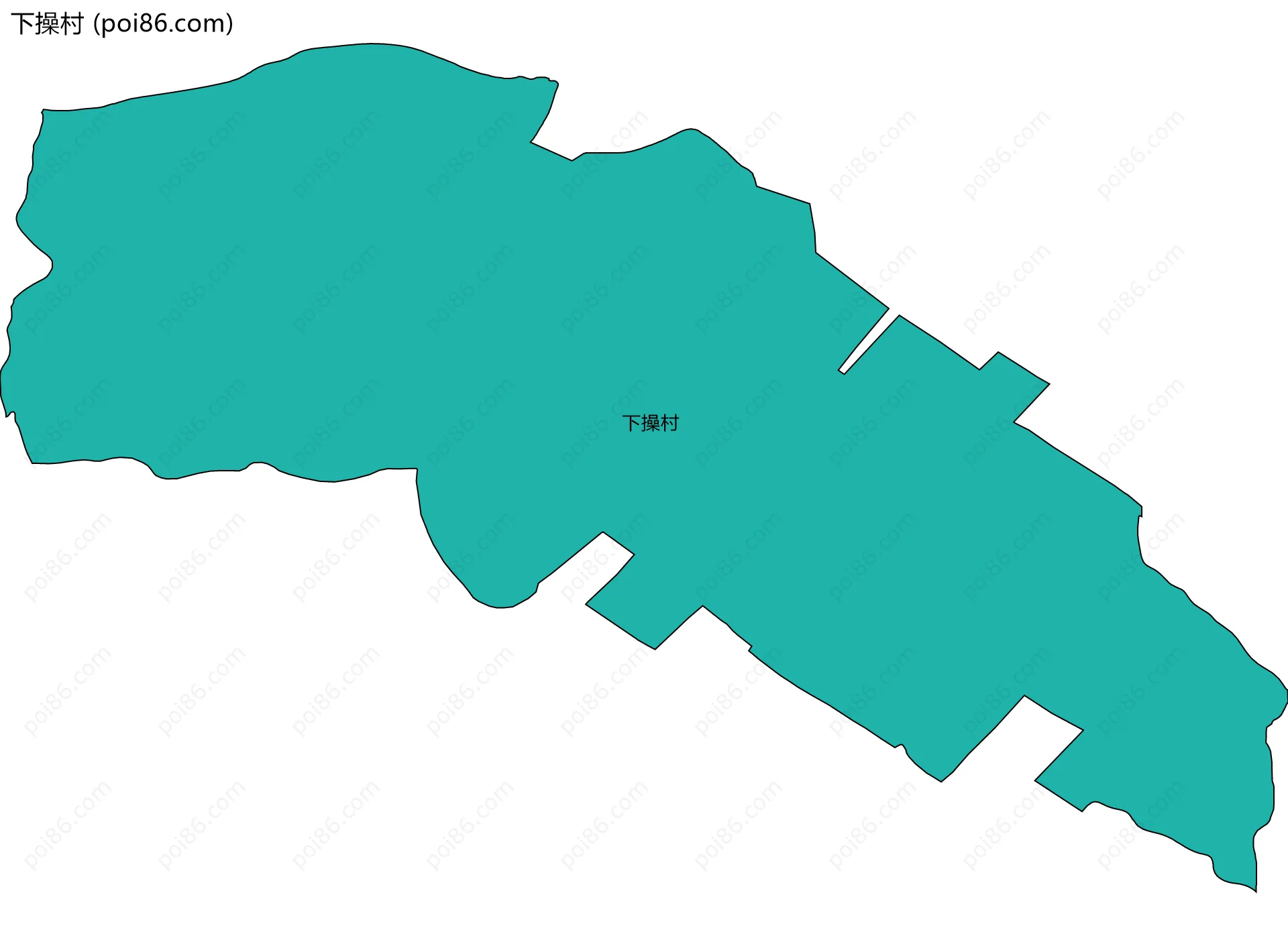 下操村边界地图