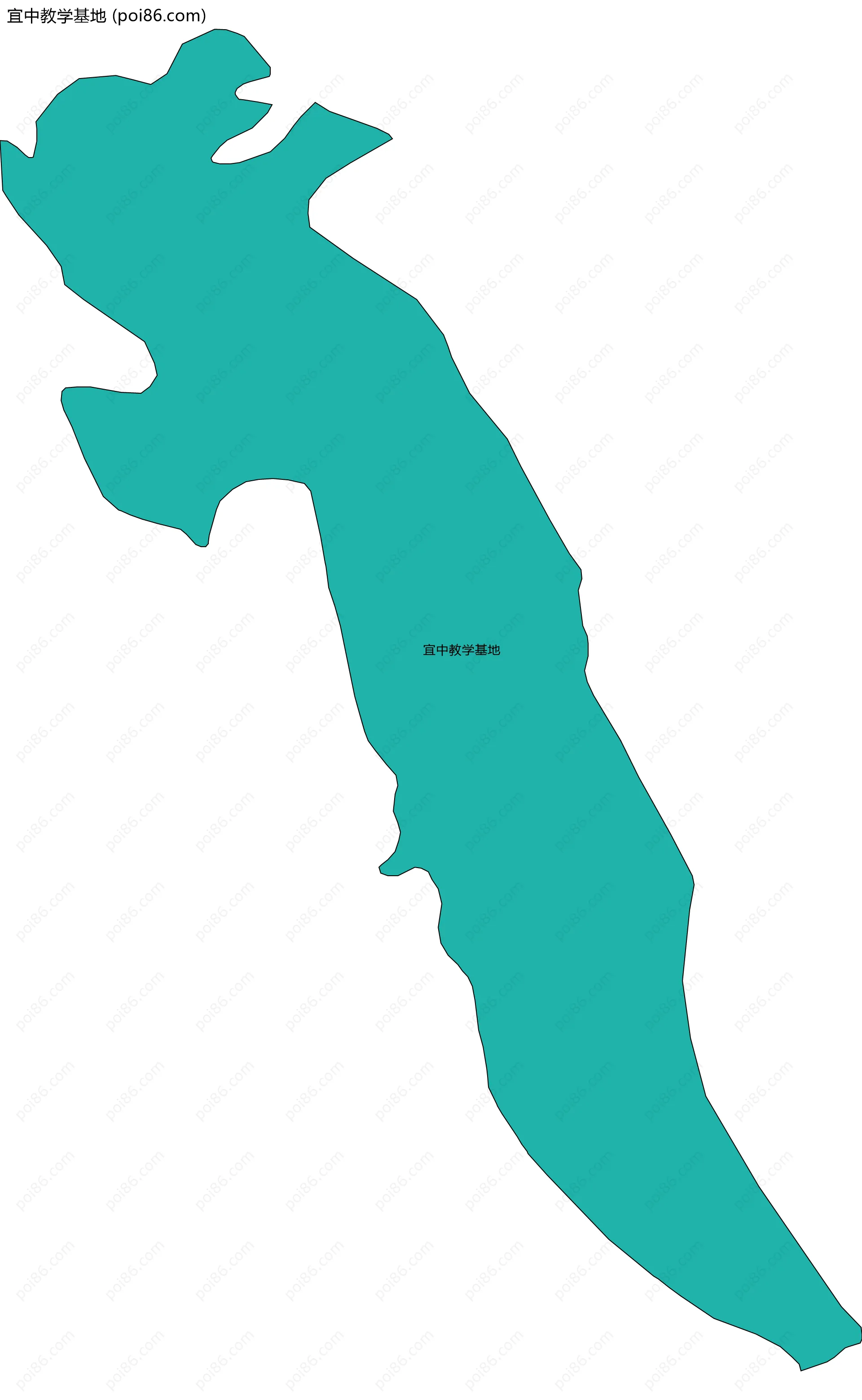 宜中教学基地边界地图