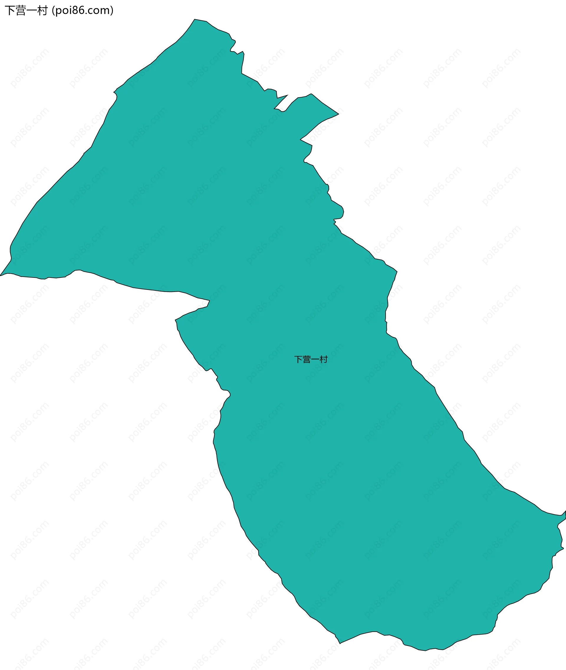 下营一村边界地图