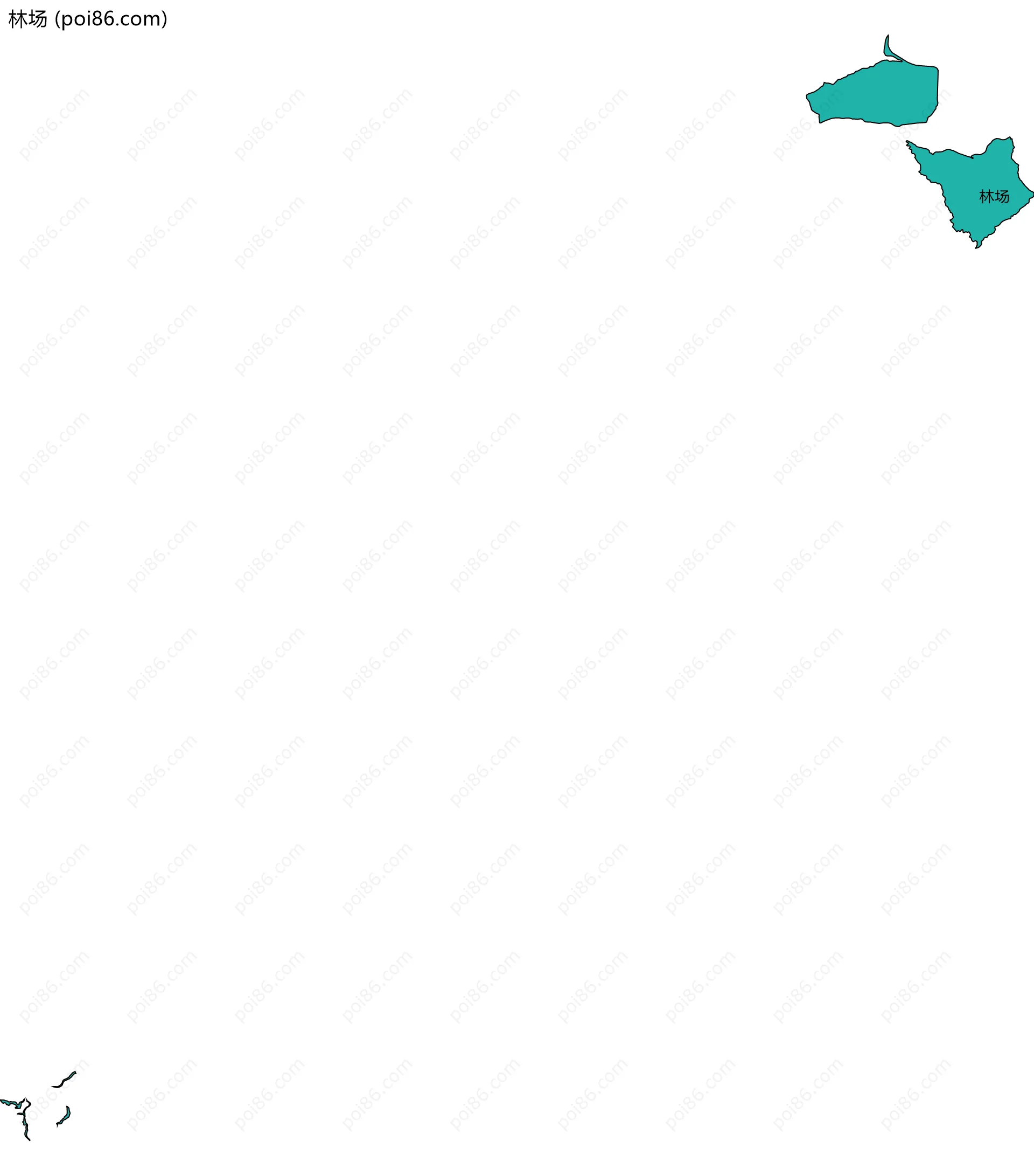 林场边界地图