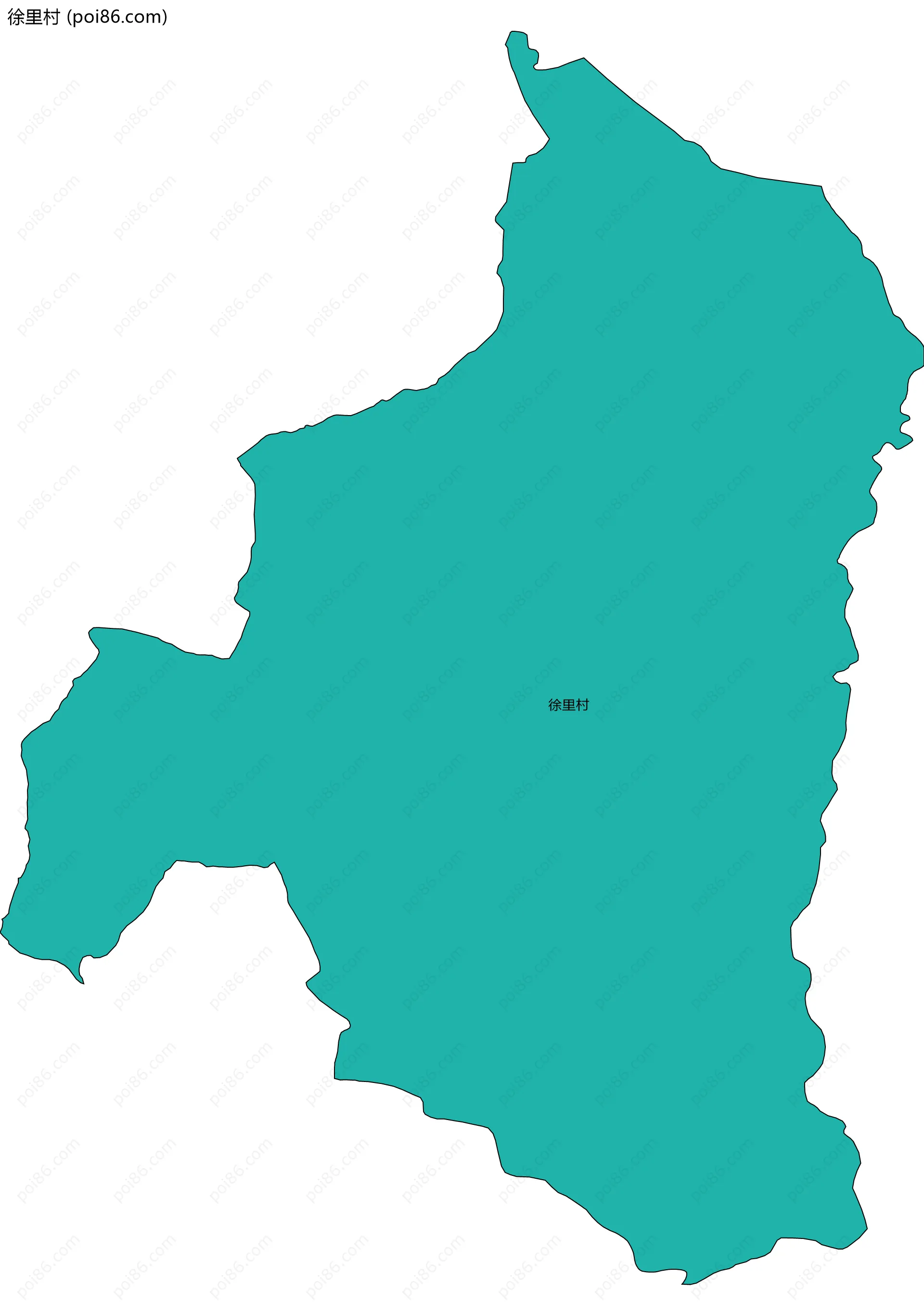 徐里村边界地图