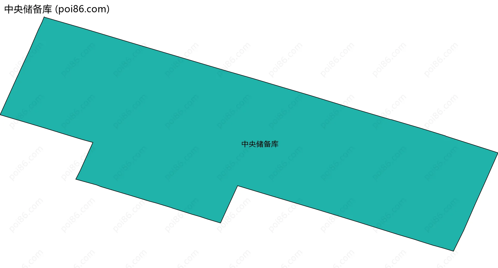 中央储备库边界地图