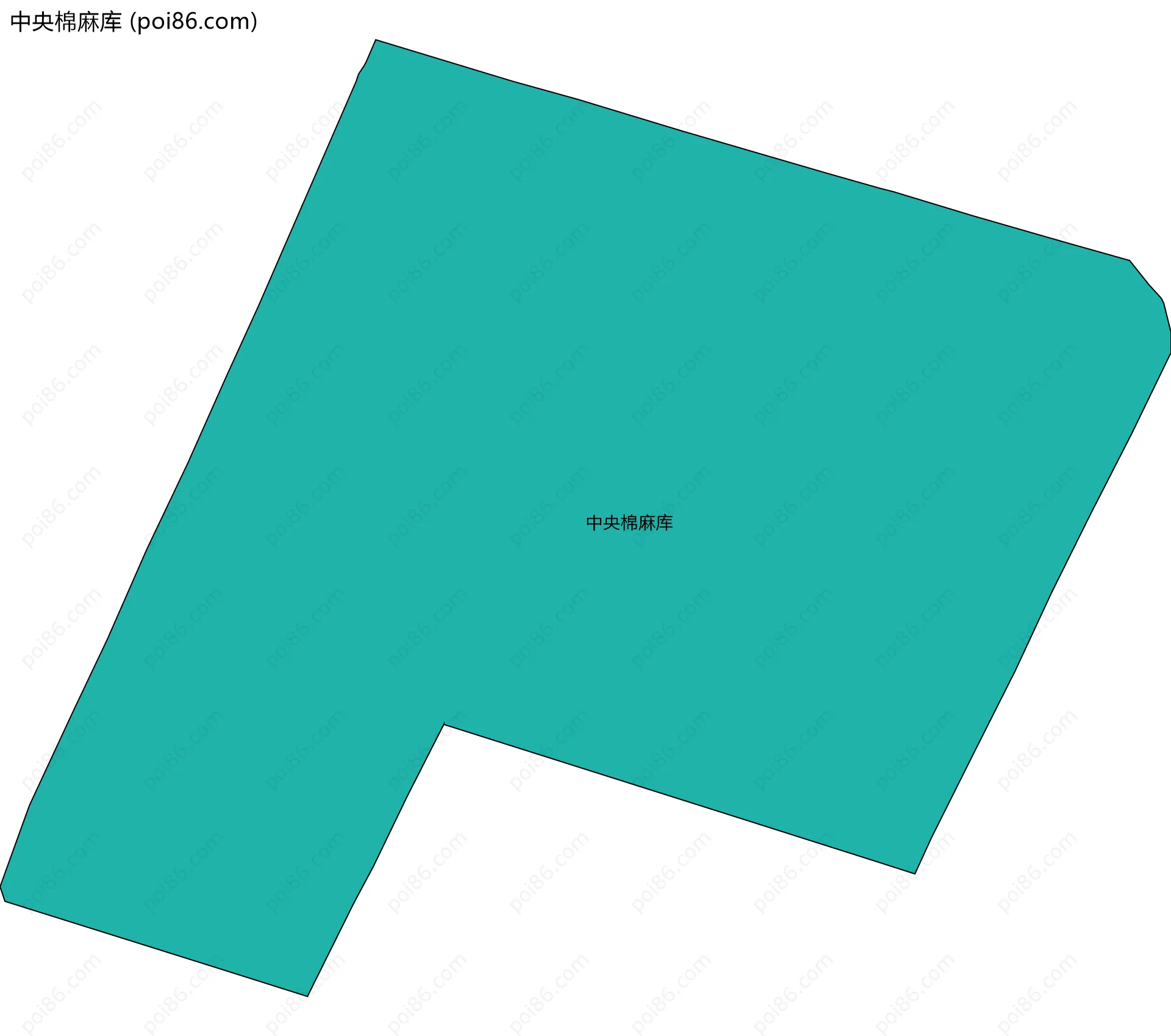 中央棉麻库边界地图