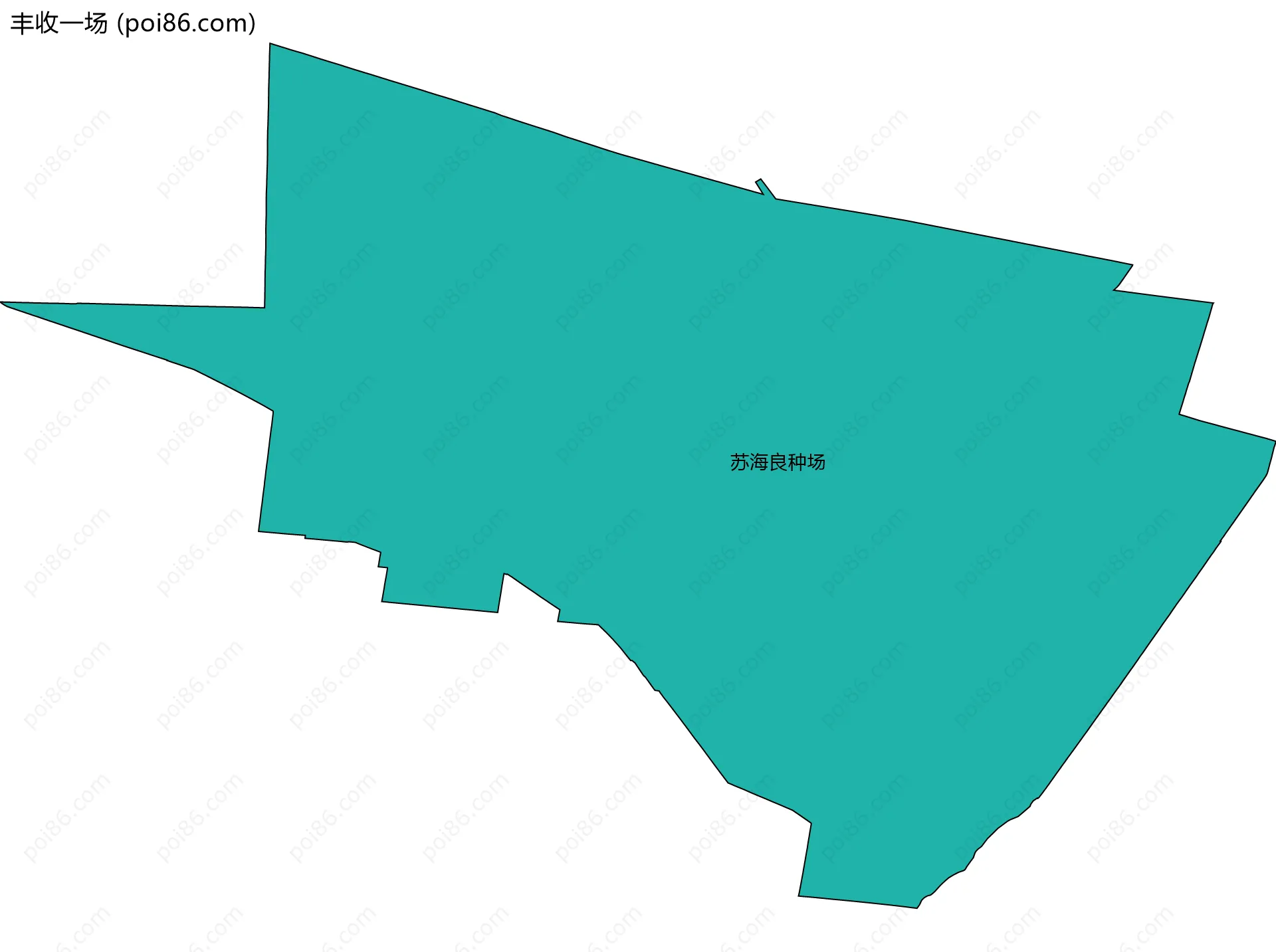丰收一场边界地图(五级行政区划)