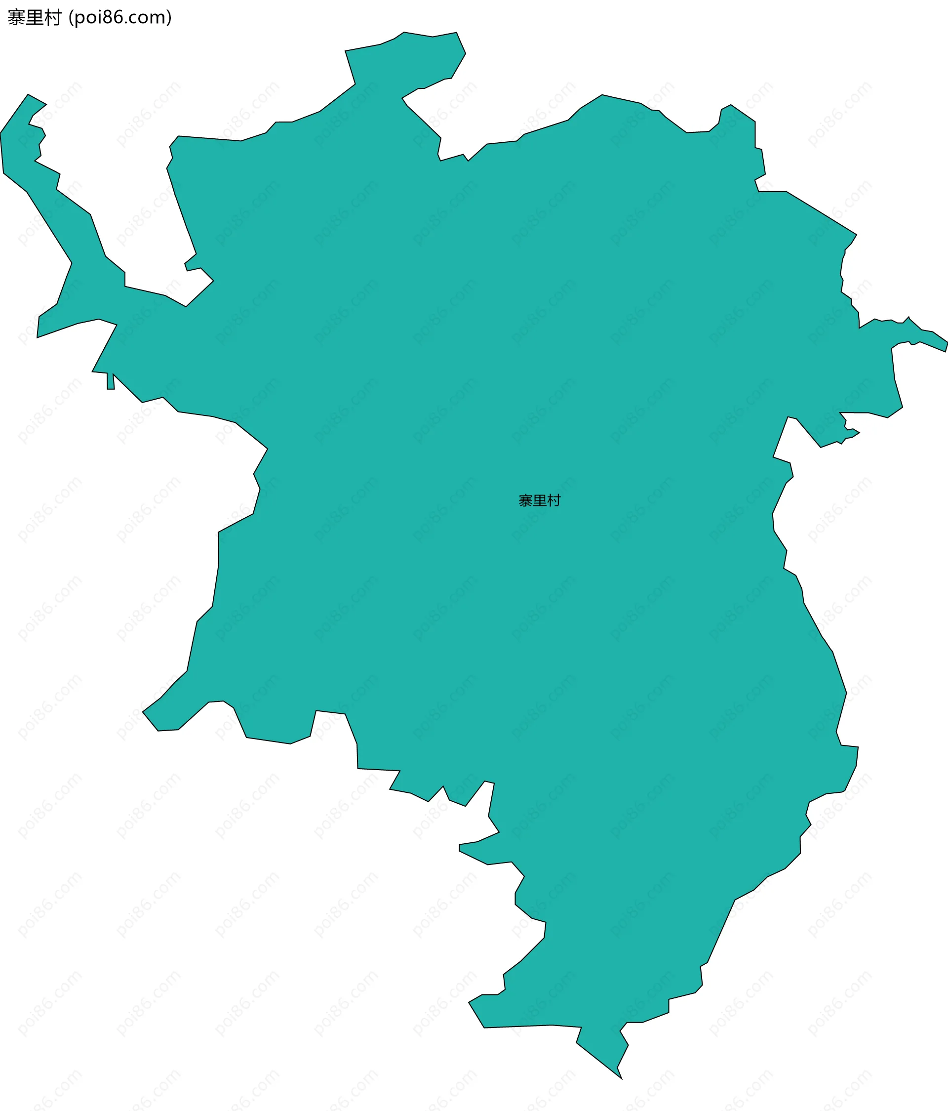 寨里村边界地图