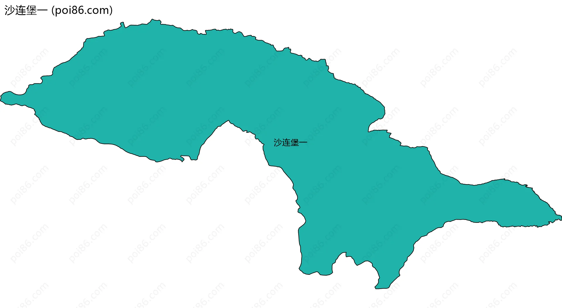 沙连堡一边界地图