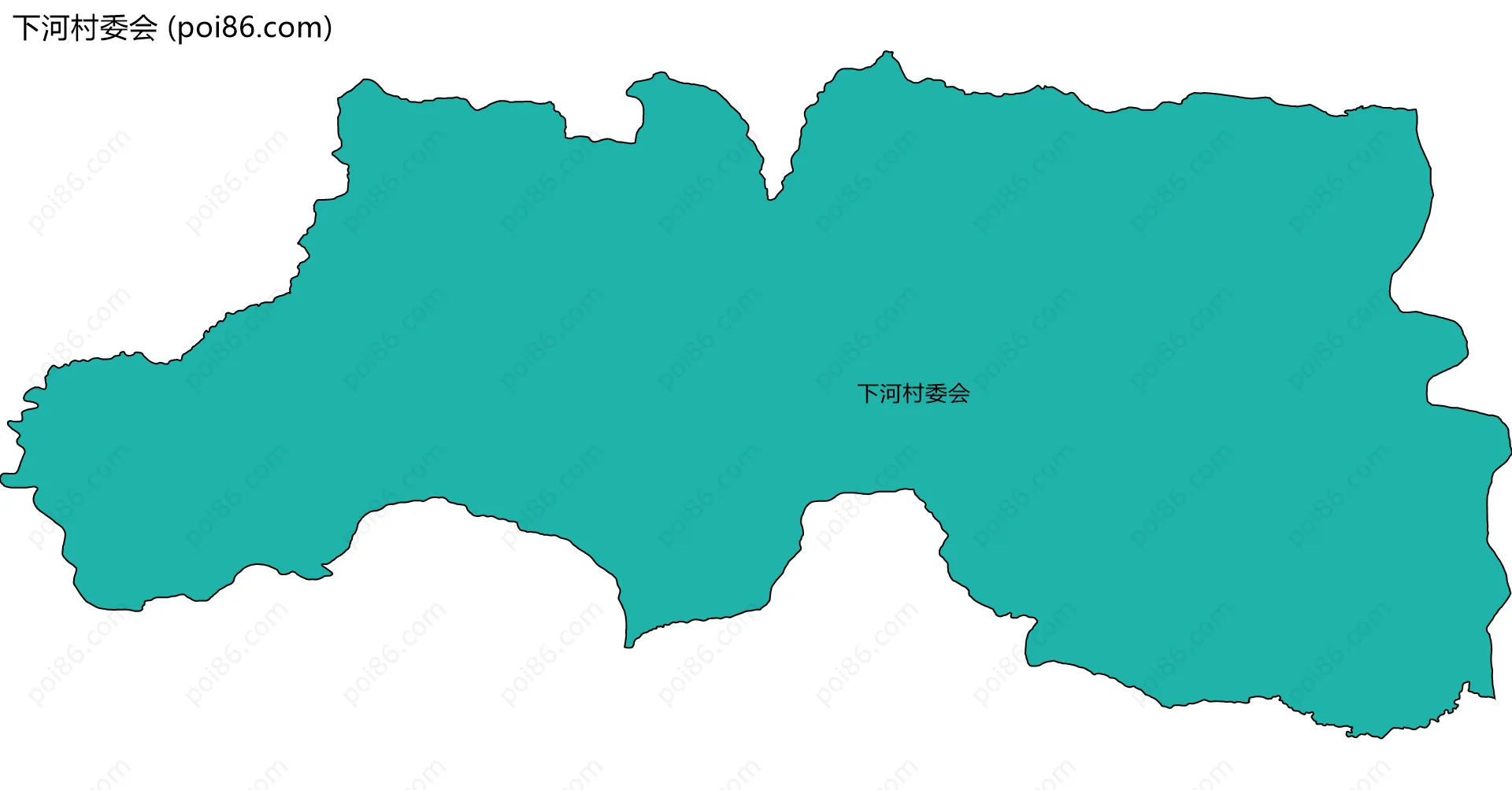 下河村委会边界地图