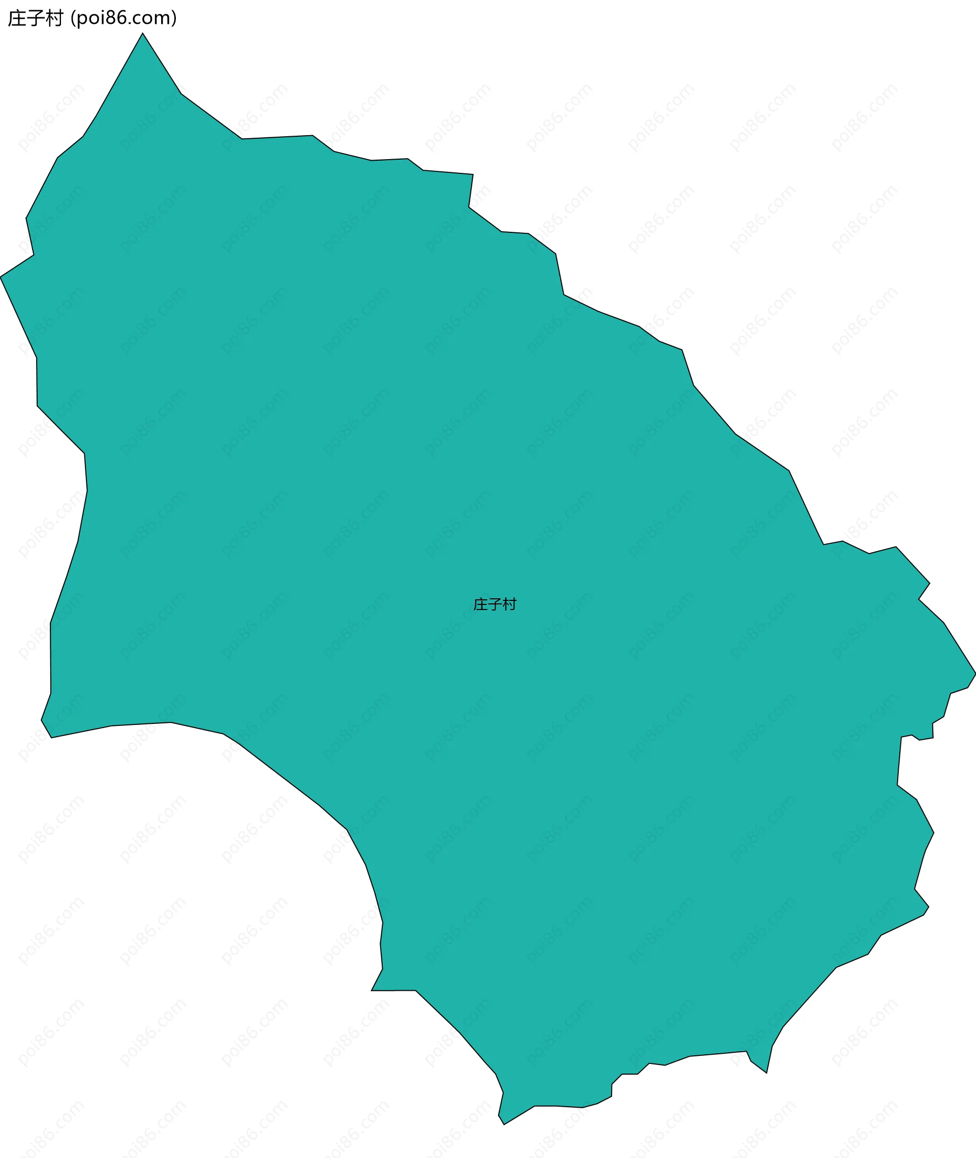 庄子村边界地图