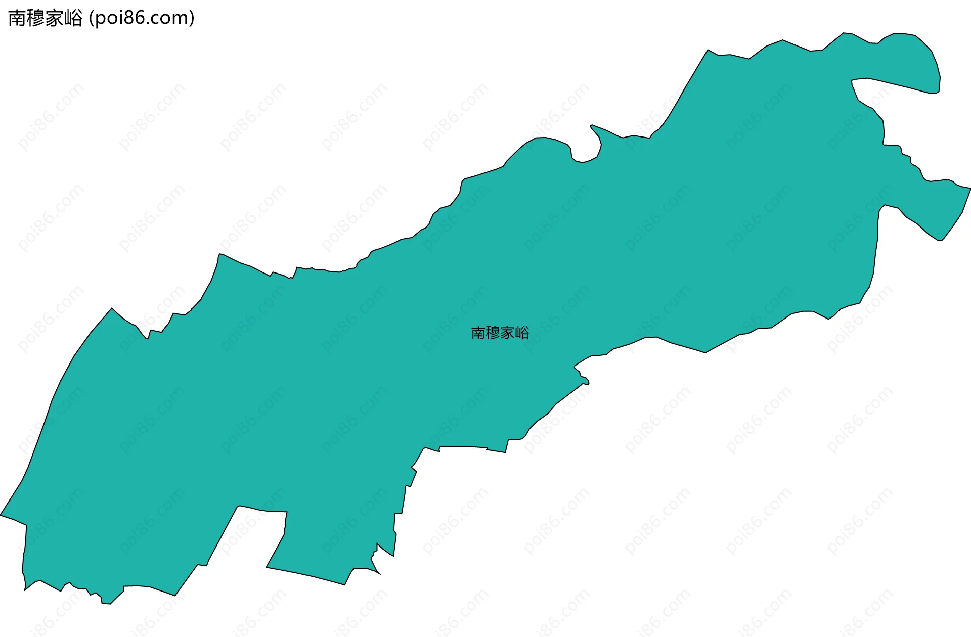 南穆家峪边界地图