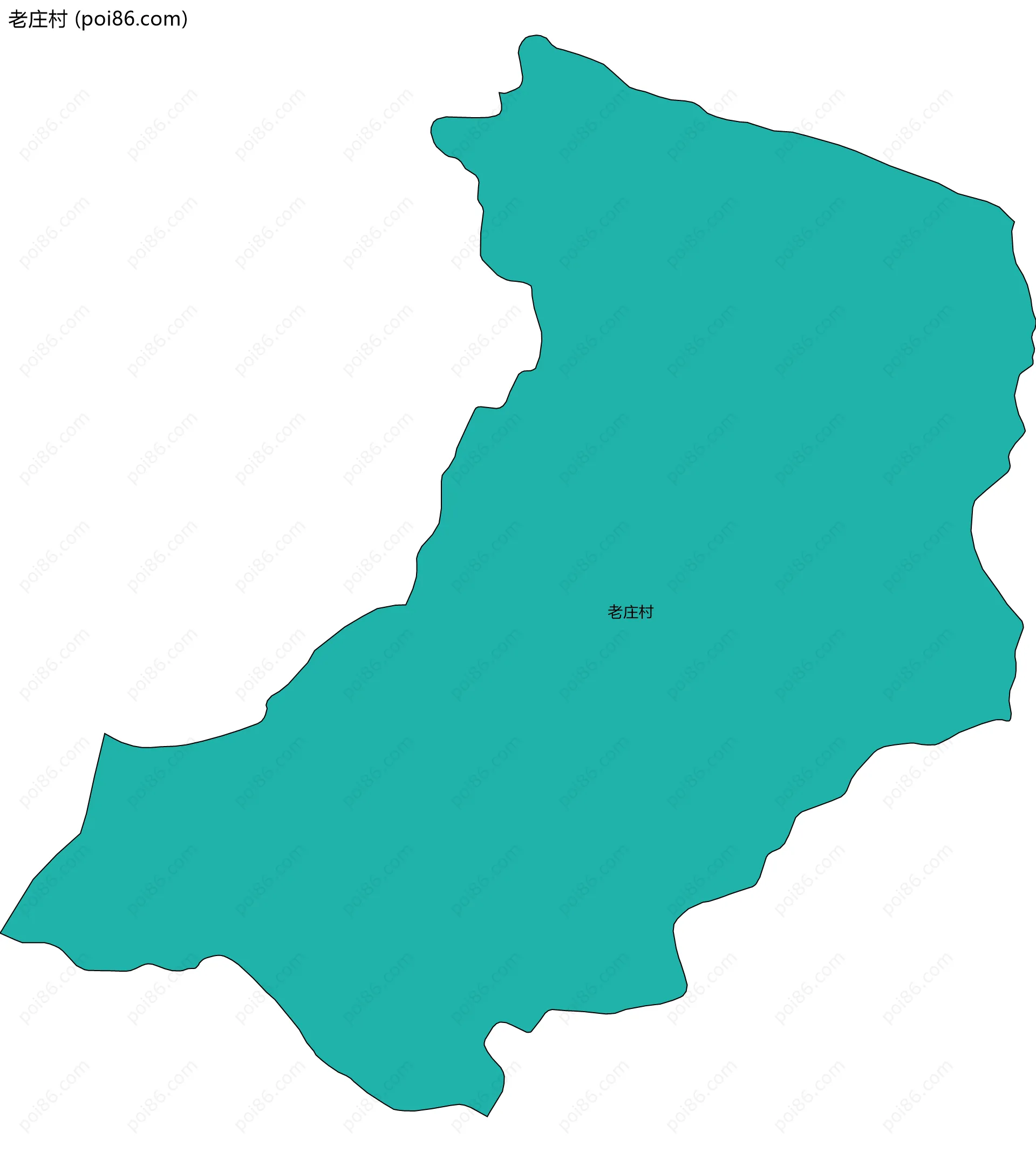 老庄村边界地图
