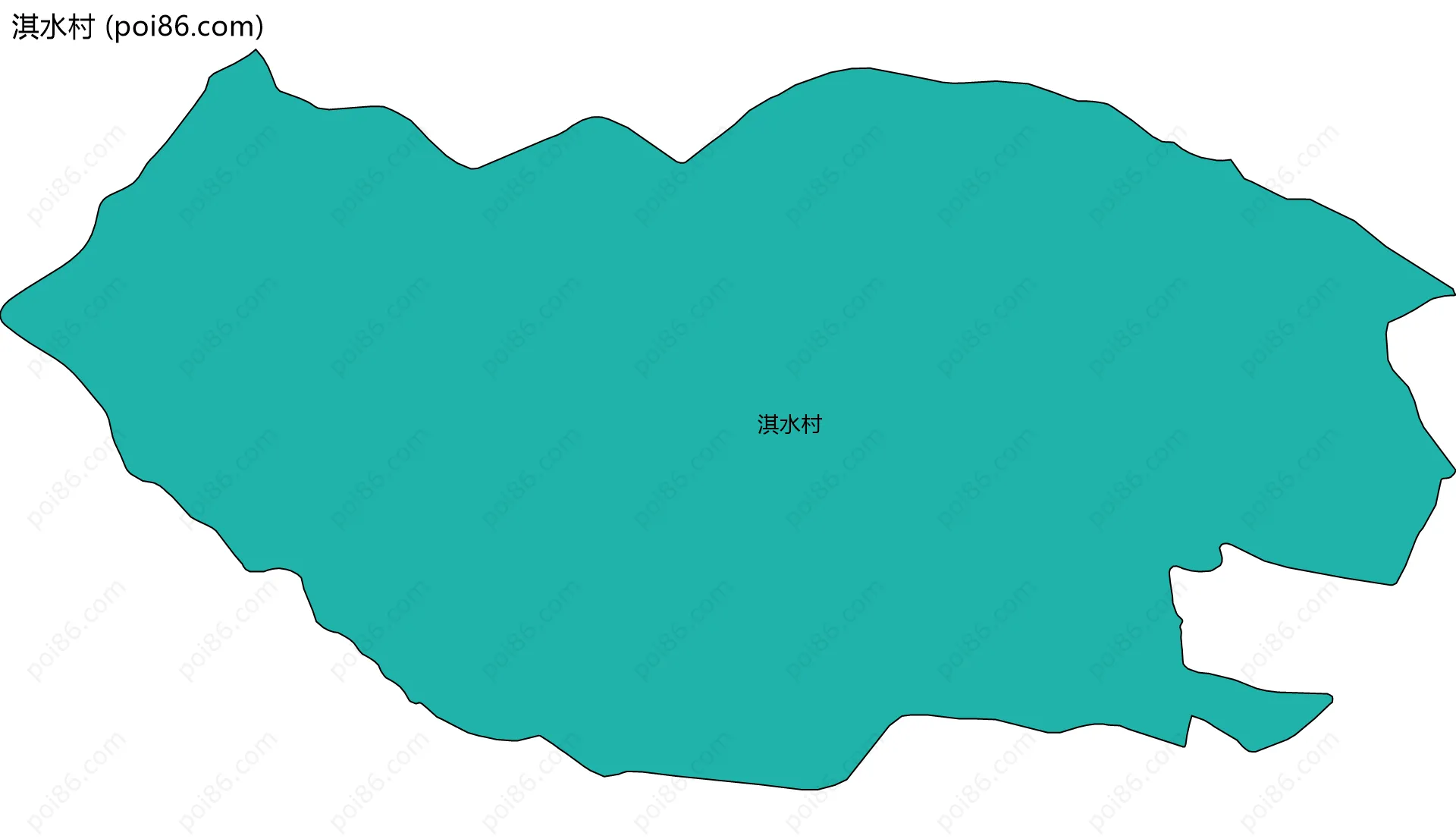 淇水村边界地图