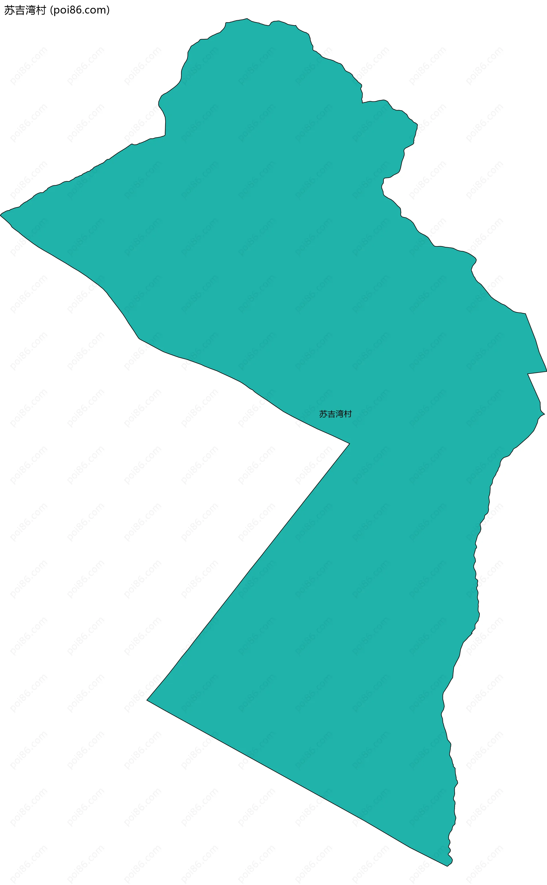 苏吉湾村边界地图