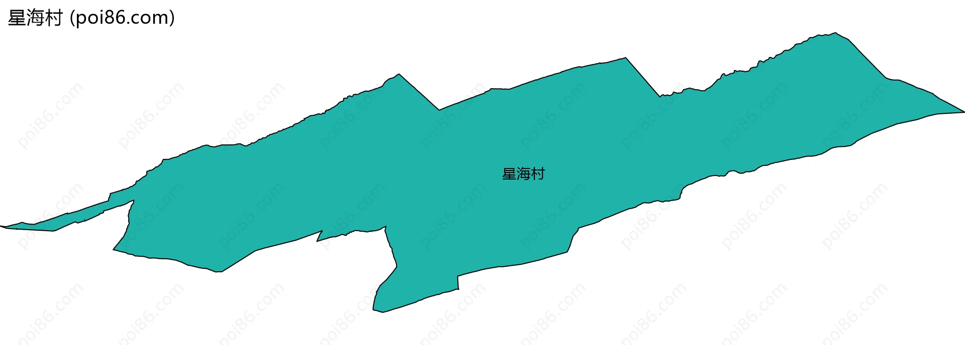 星海村边界地图