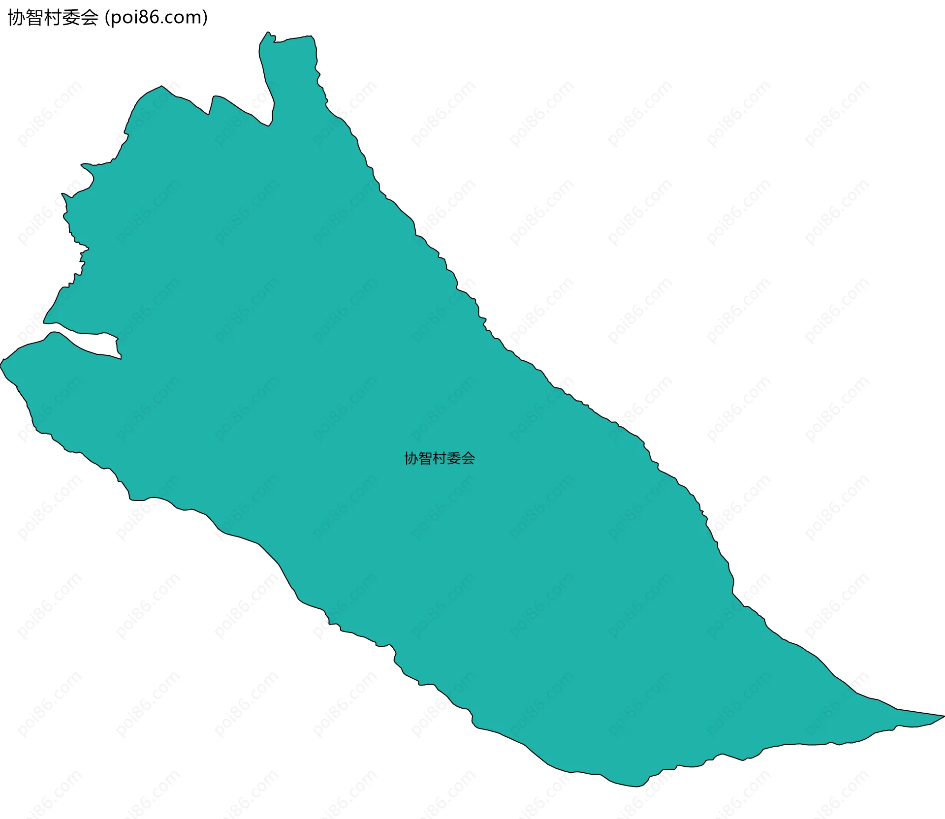 协智村委会边界地图