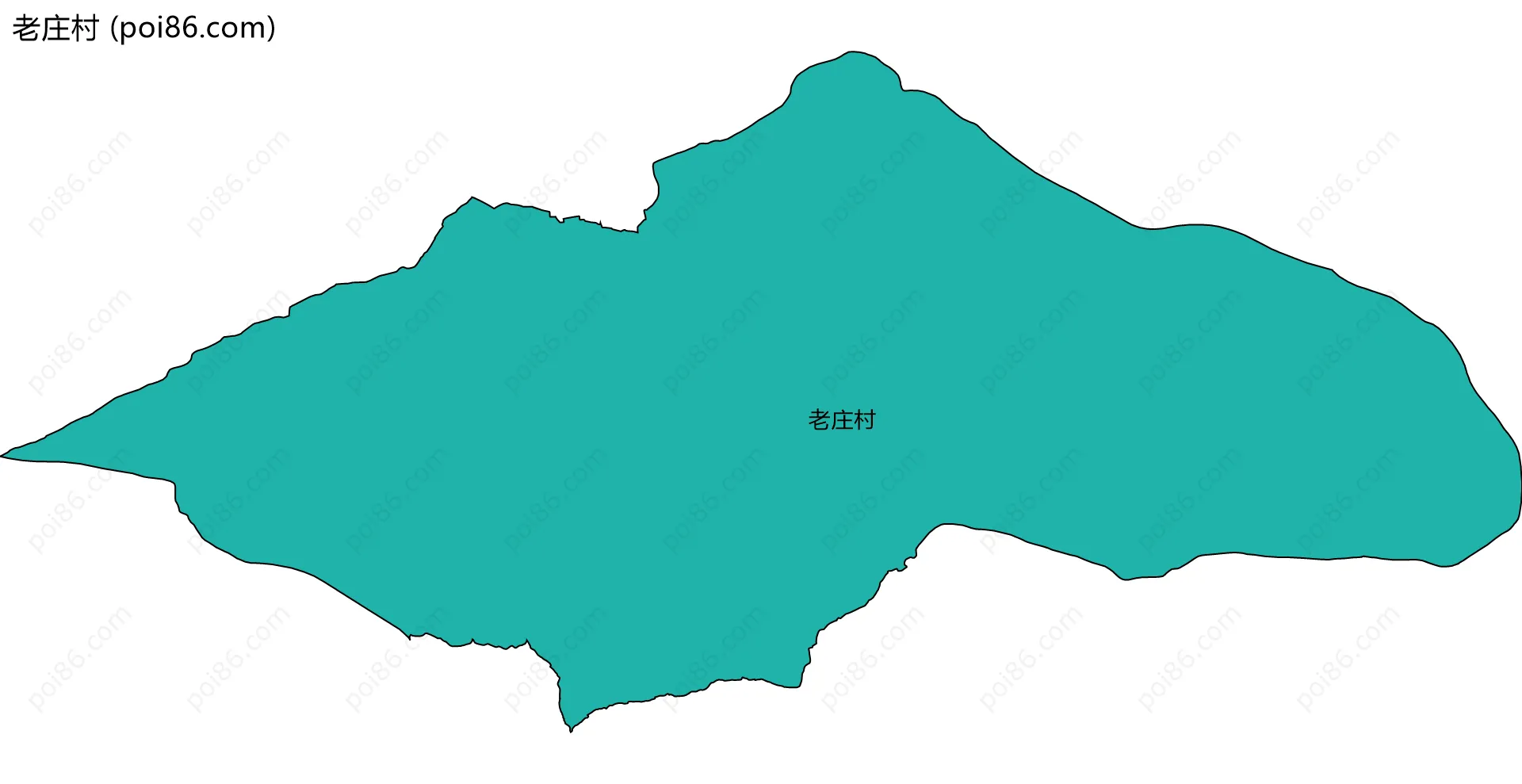 老庄村边界地图