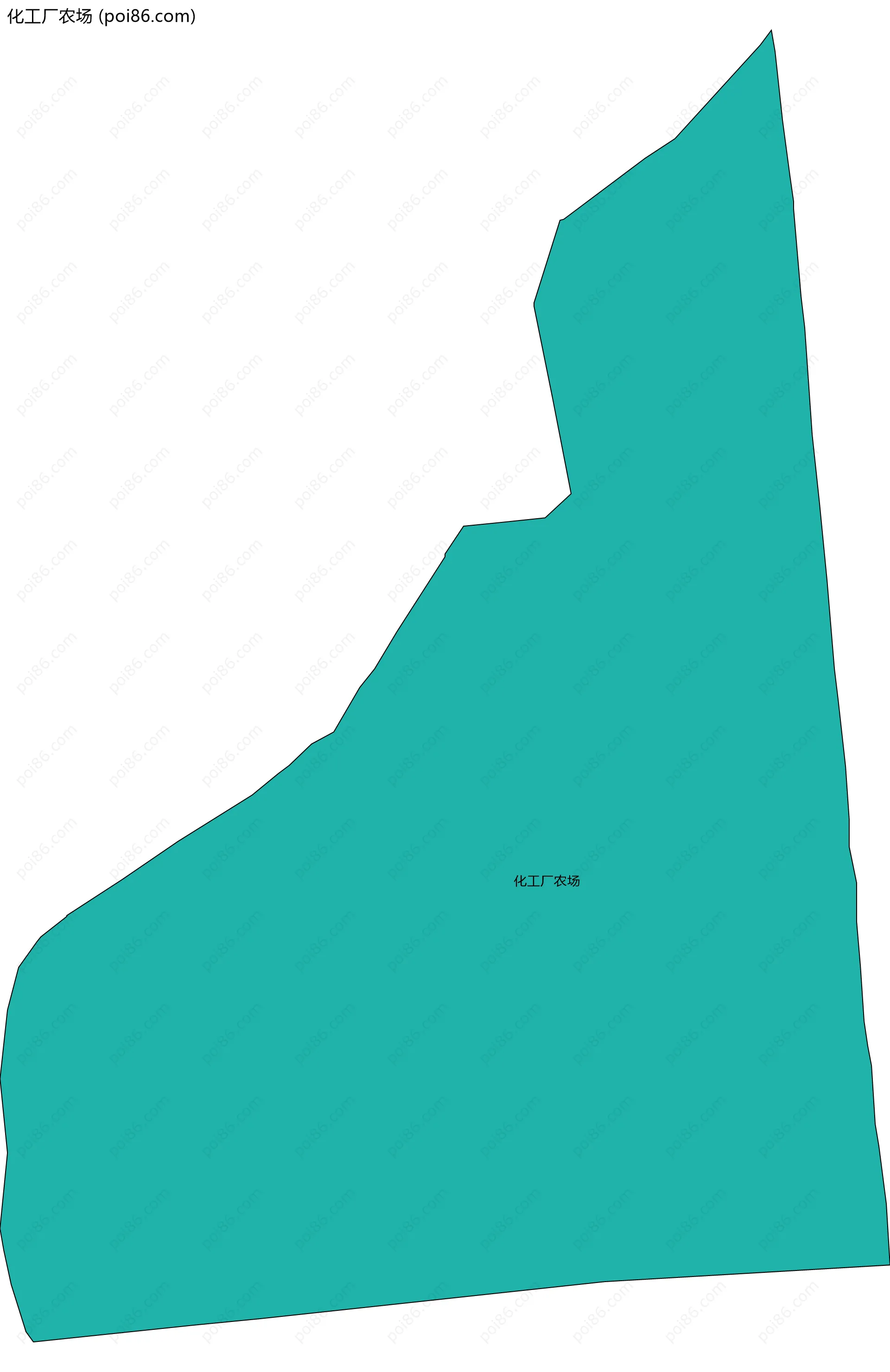 化工厂农场边界地图