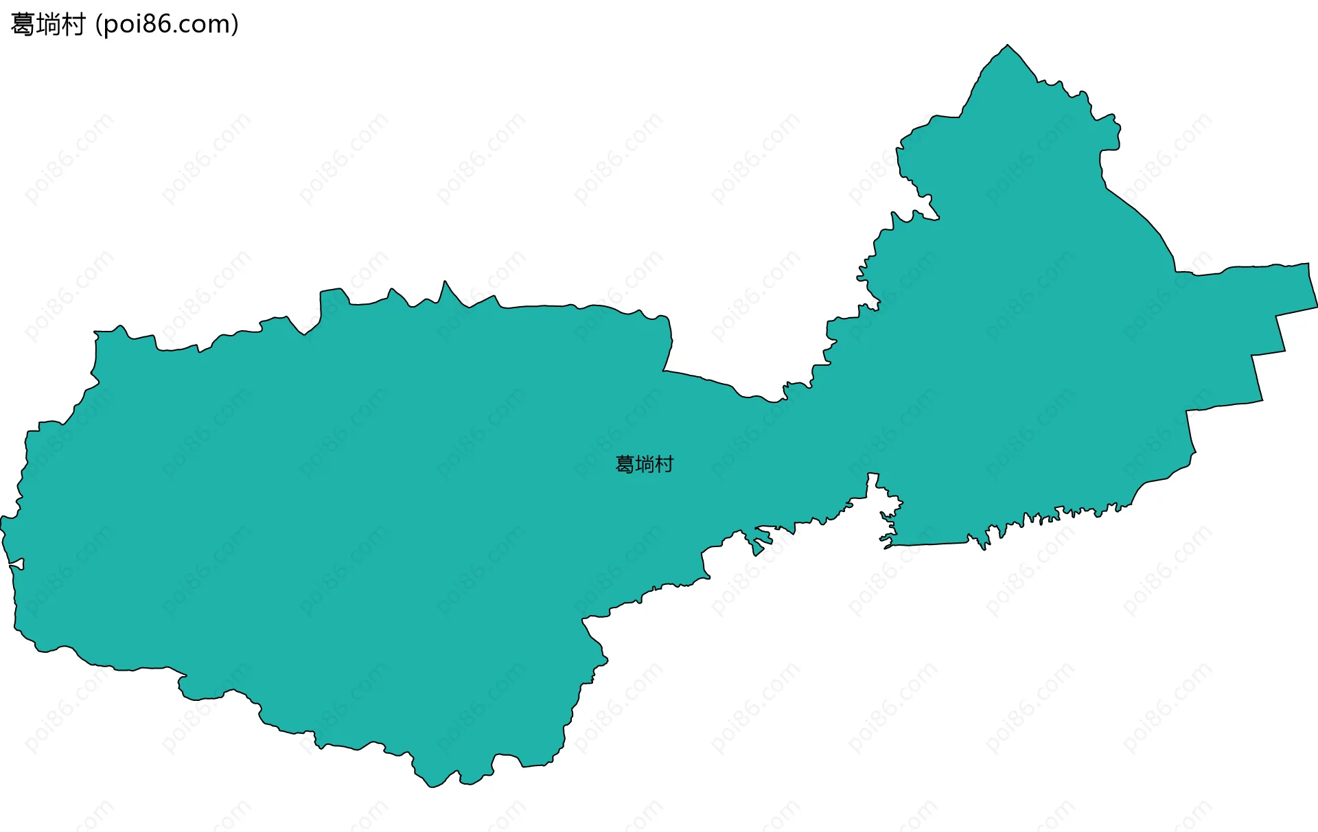 葛埫村边界地图
