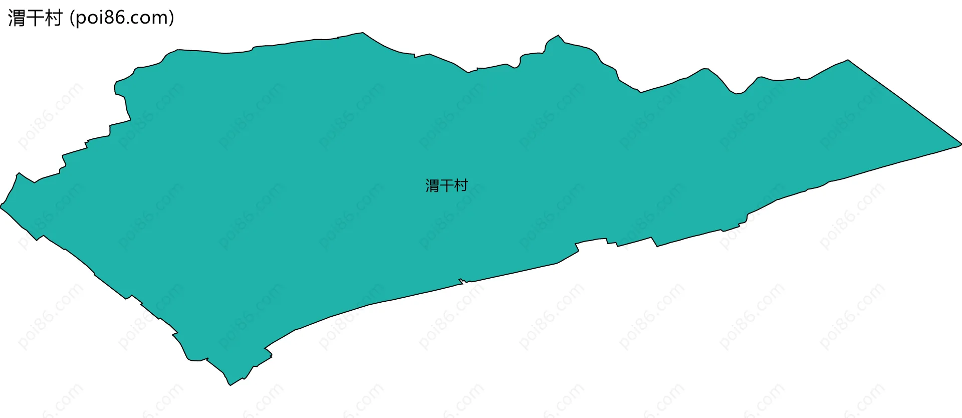 渭干村边界地图