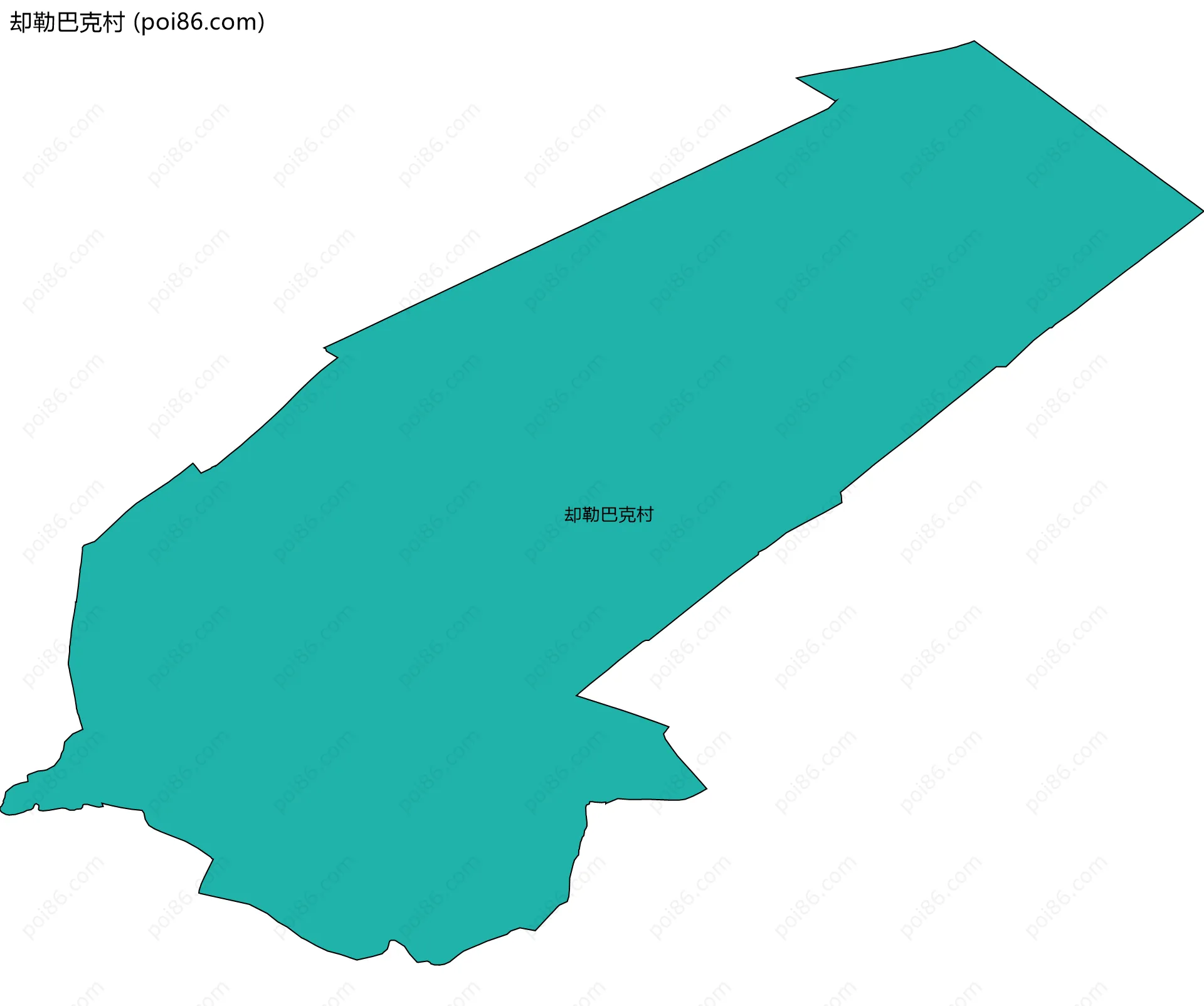 却勒巴克村边界地图