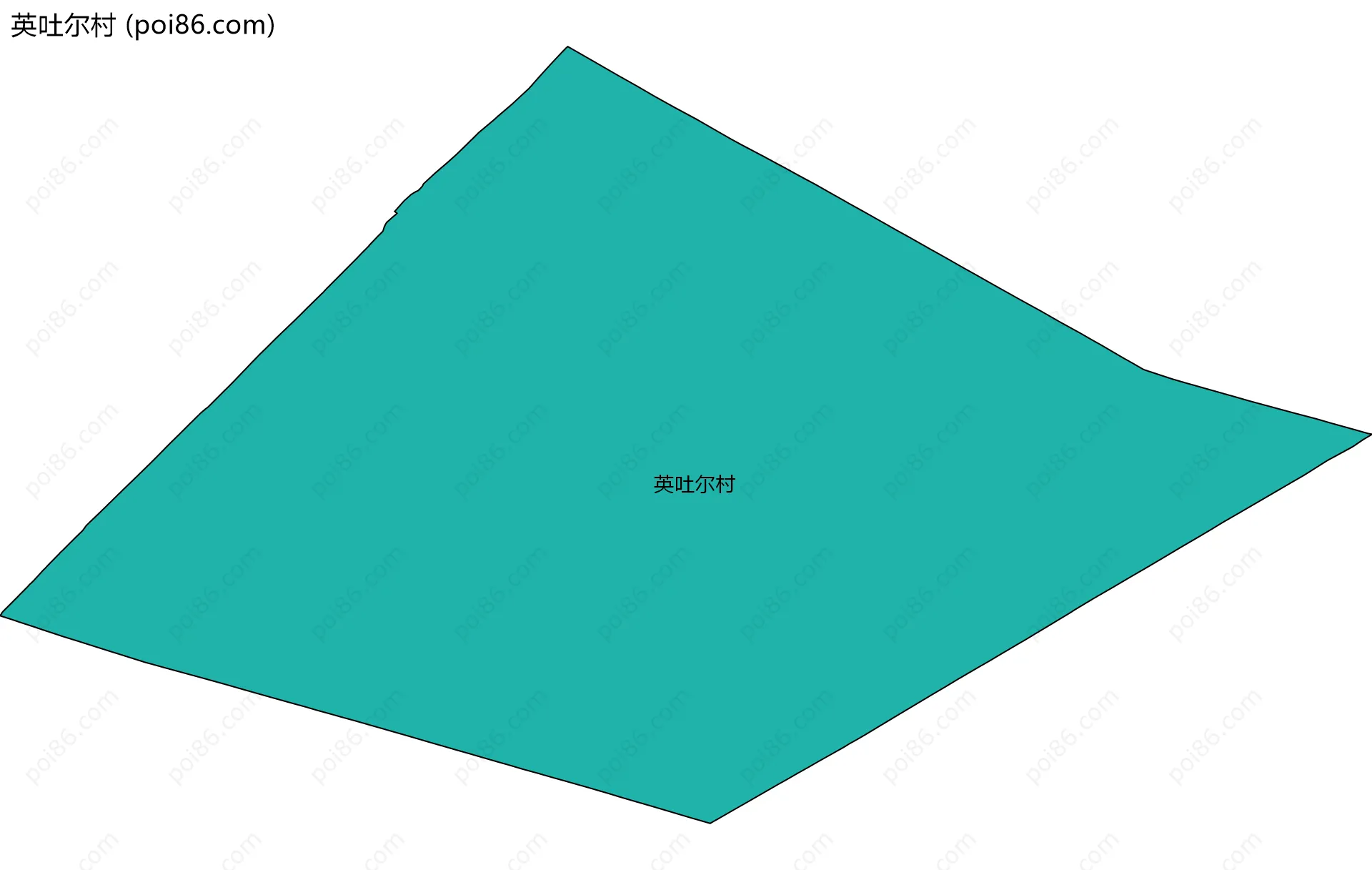 英吐尔村边界地图