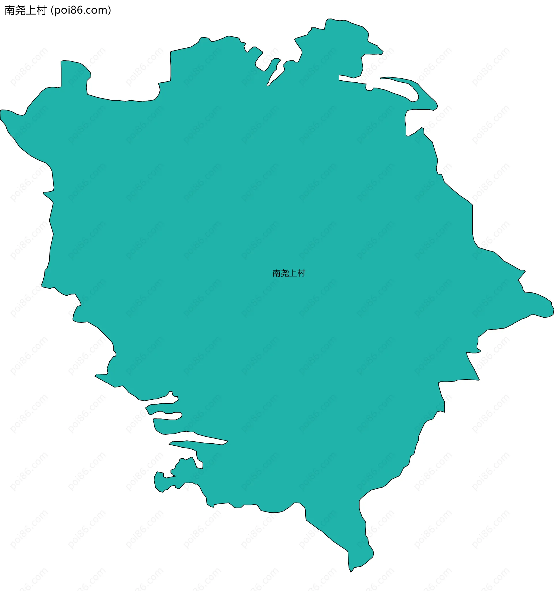 南尧上村边界地图